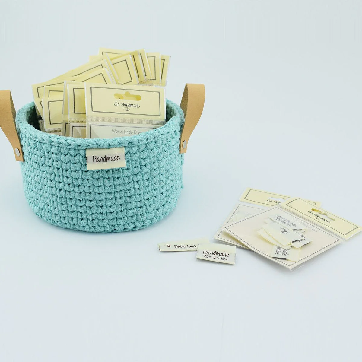 10 Labels - Made with love - 1 heart - 3.5 cm - Image 5
