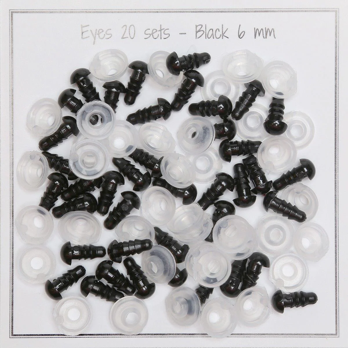 Safety eyes - 6 mm (0.24 in)
