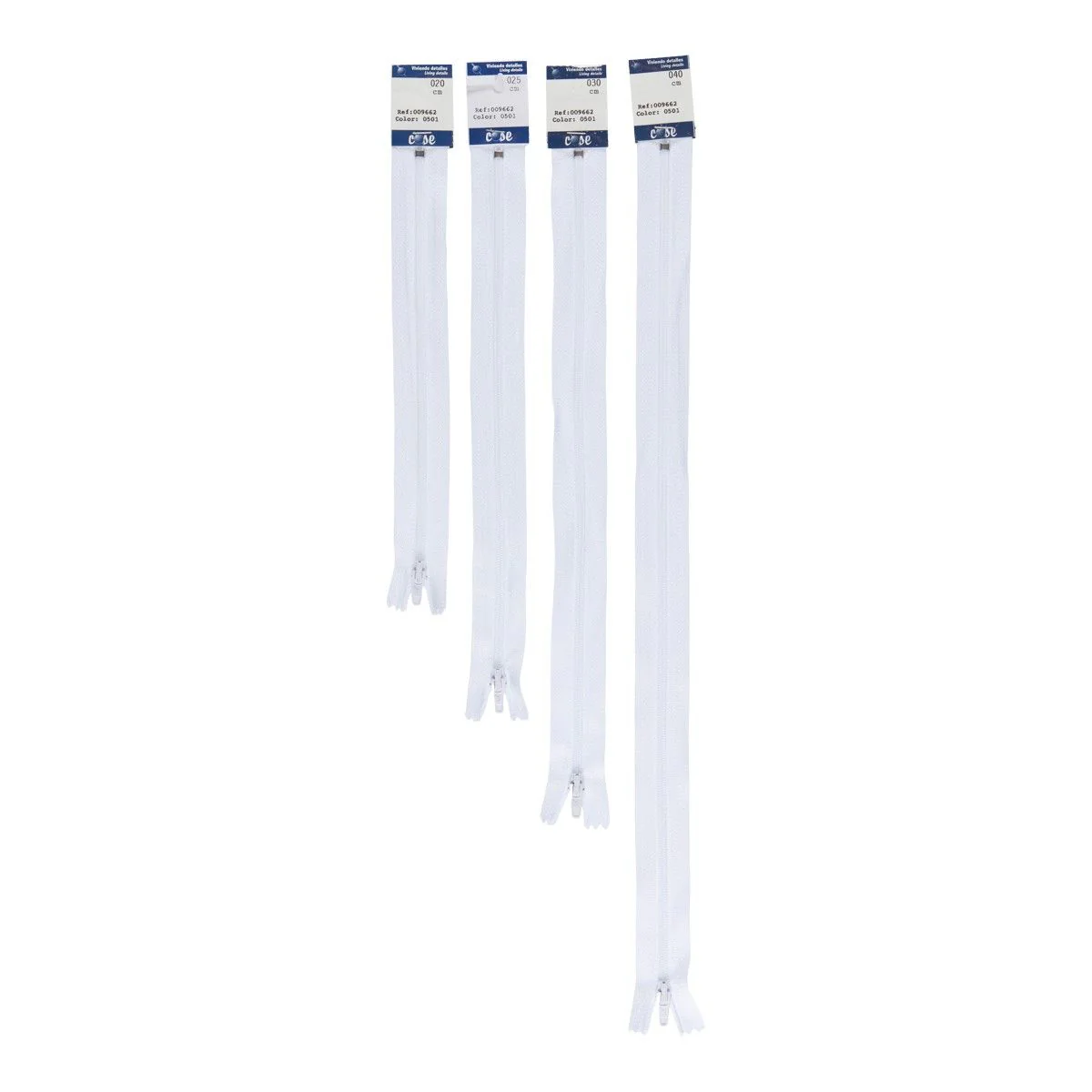 Zipper Spiral White