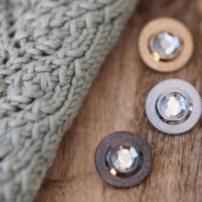 Bling Buttons - 17 mm - 4 pieces - Image 2
