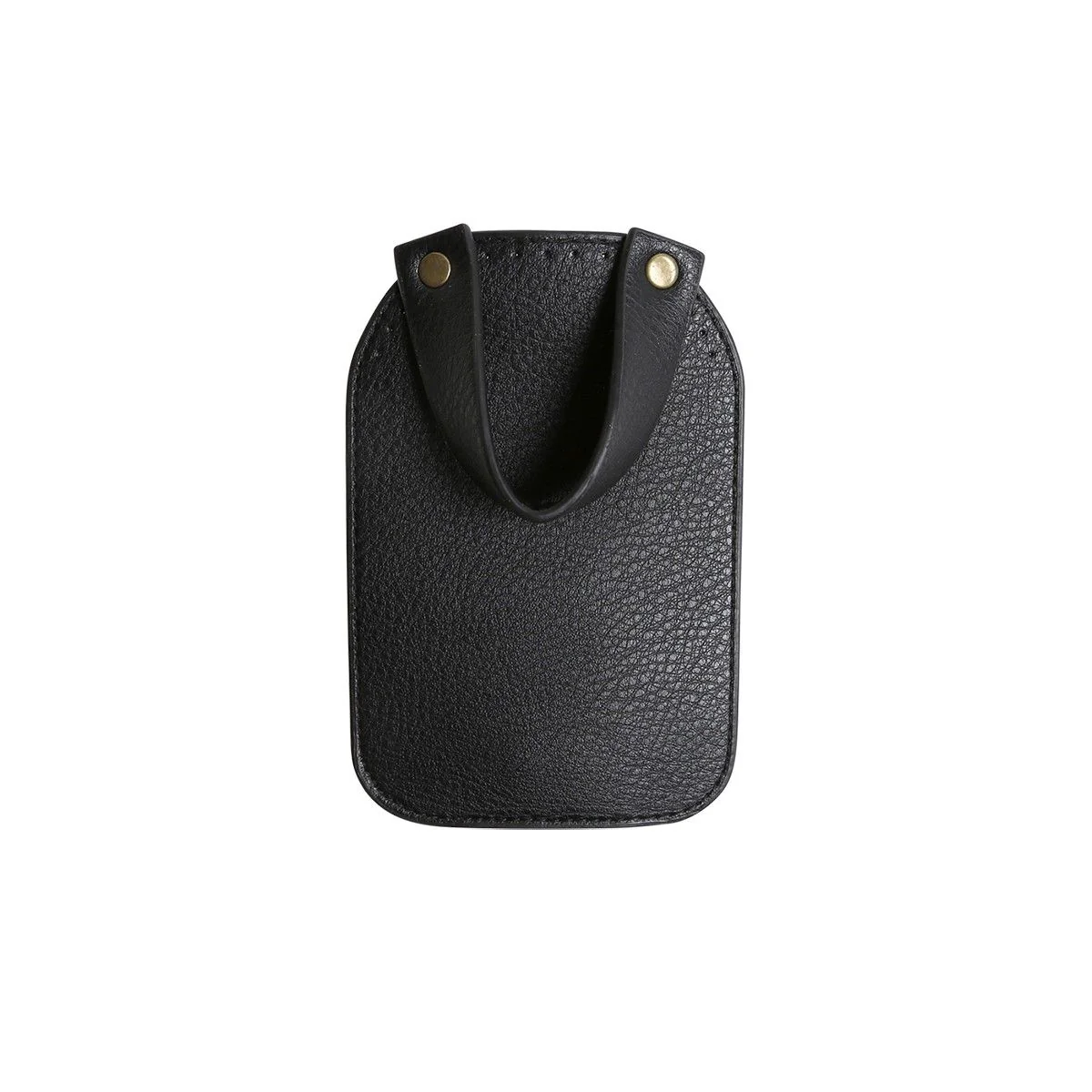 Bag Flap w/Magnetic Button - Black/Bronze - Image 9
