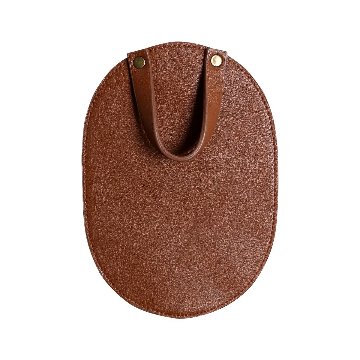 Bag Flap for Metal Lock - Brown/Bronze - Image 8