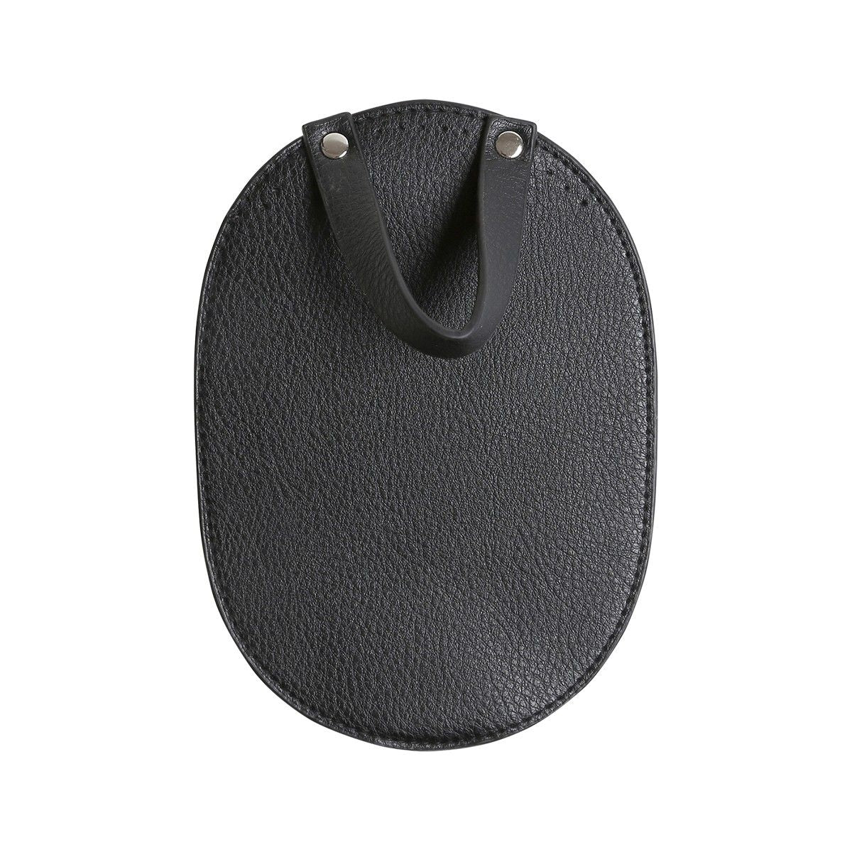 Bag Flap for Metal Lock - Black/Silver - Image 8