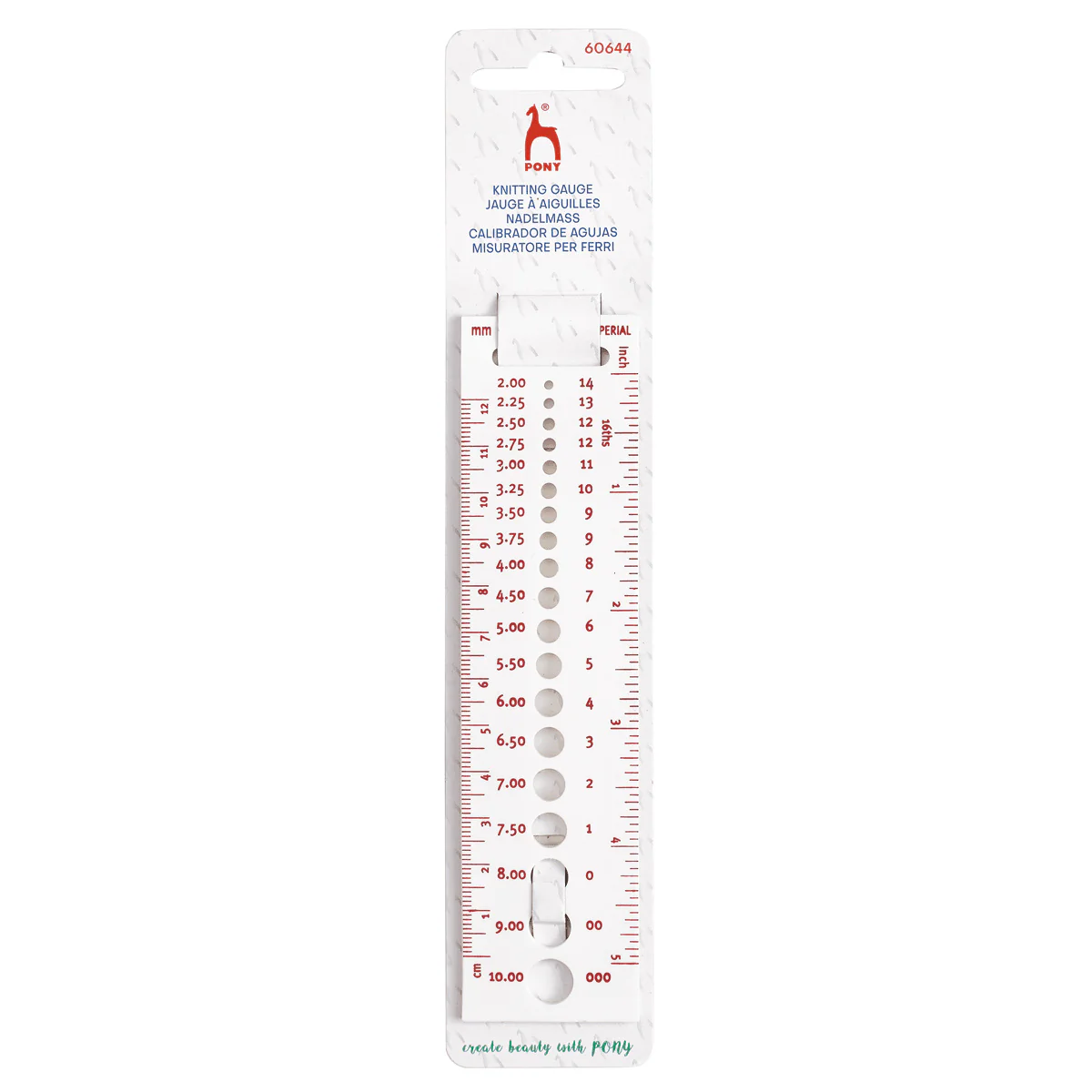 Knitting Gauge - 2-10 mm - Image 2