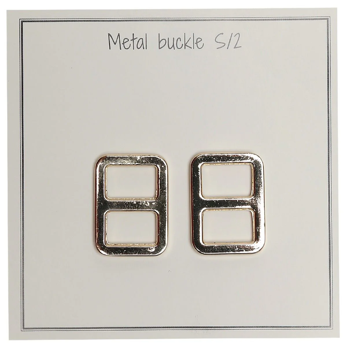 Metal Buckle 25 x 19 mm (0.98 x 0.75 in) - several colors - Image 2
