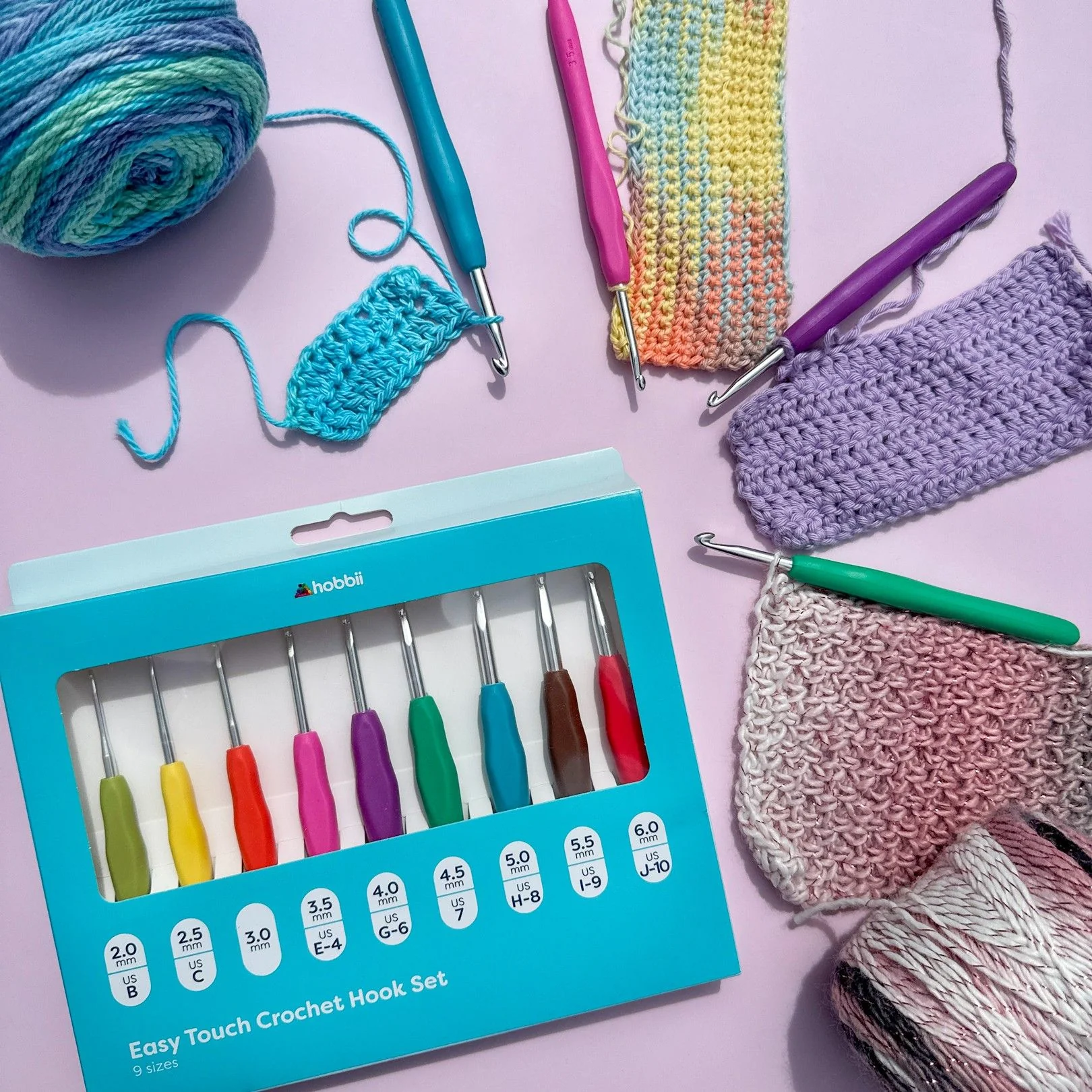 Easy Touch Crochet Hook Set - 9 sizes - Image 15