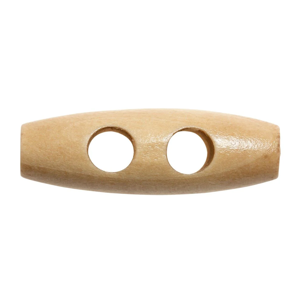 Oblong Wooden Buttons - 35 mm (1.4 inches) - Image 3