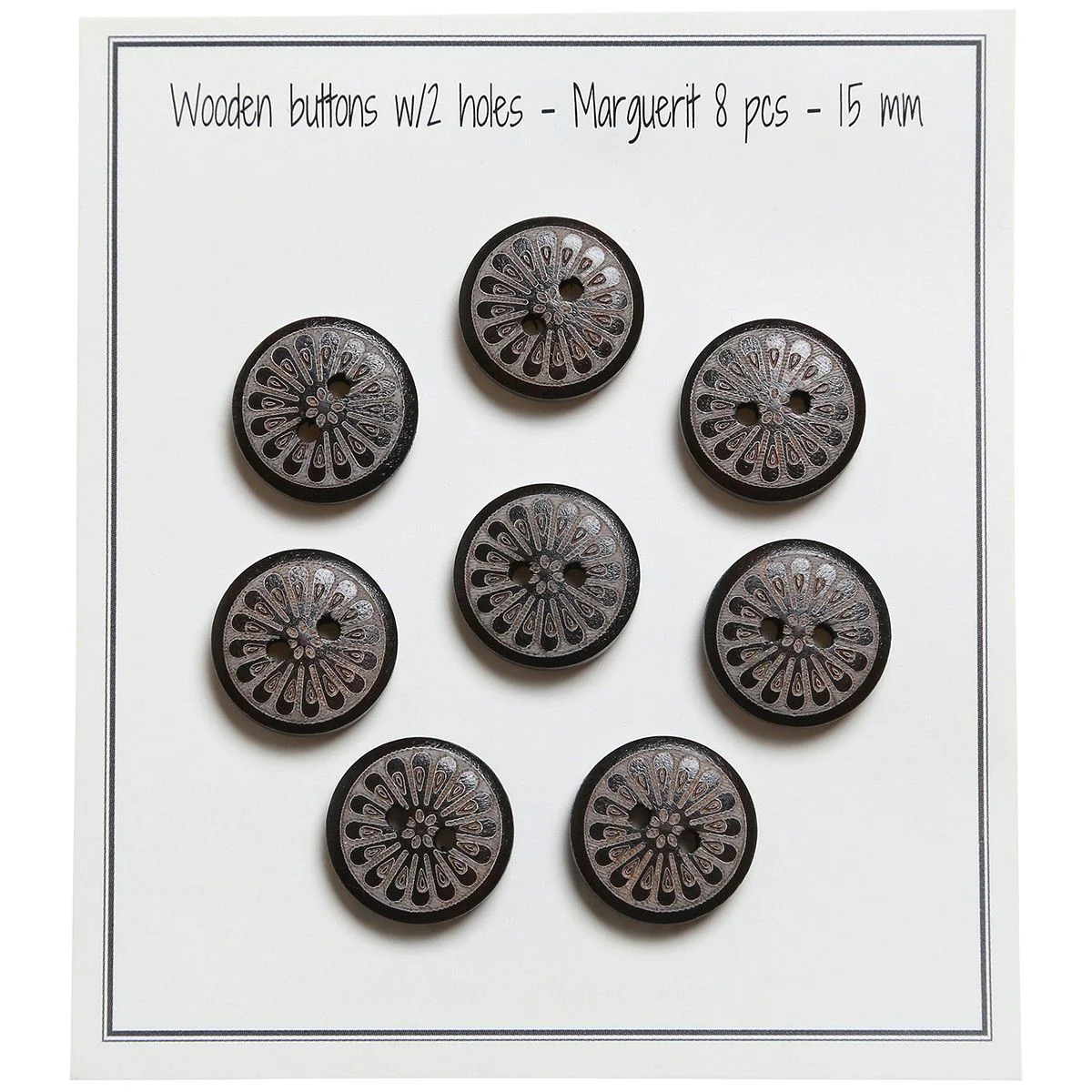 Wooden Marguerit Buttons - Image 4