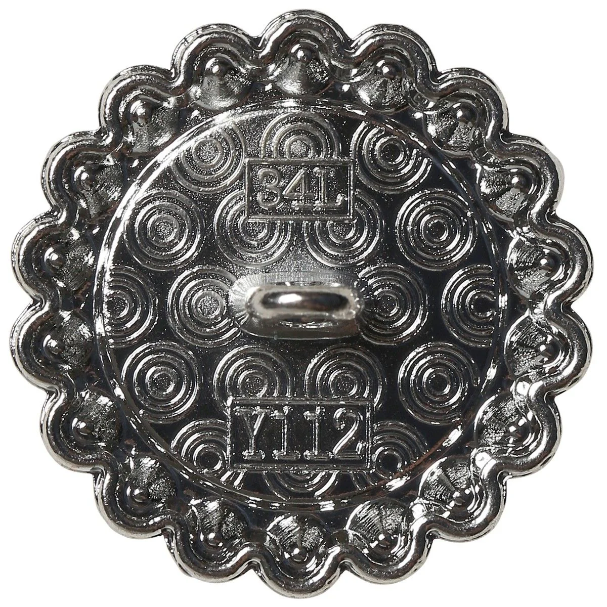 Pearl Buttons with stone - 21 mm - 4 pcs - Image 2
