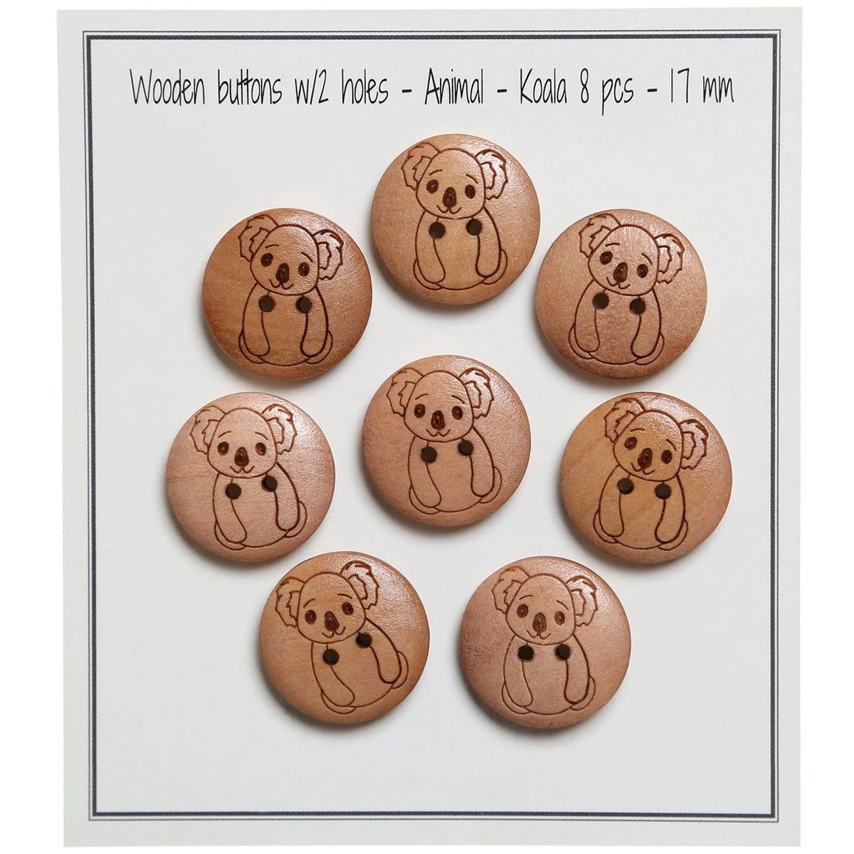 Animal buttons - 17 mm - Image 6