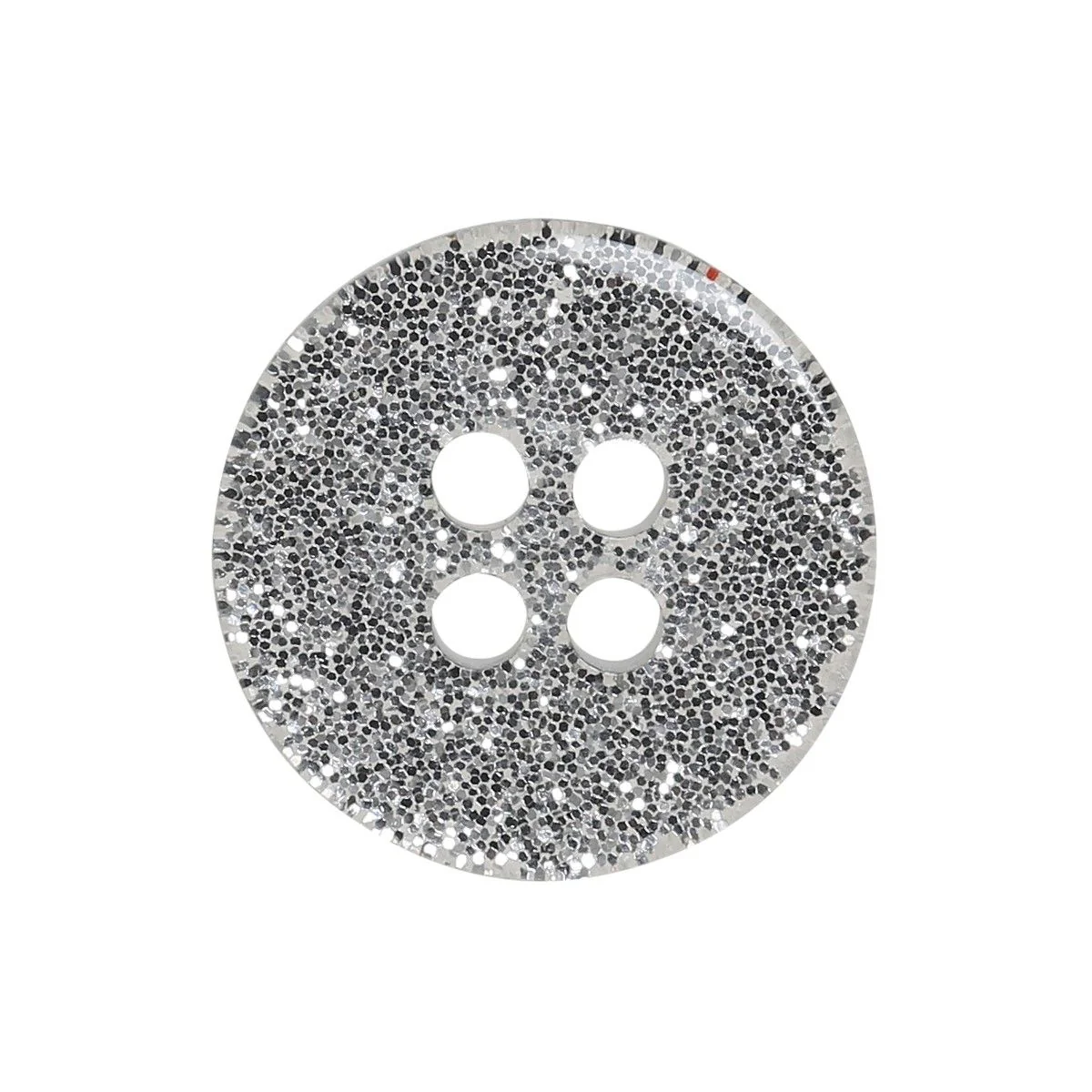 Glitter Buttons – Silver - Multiple sizes - Image 2