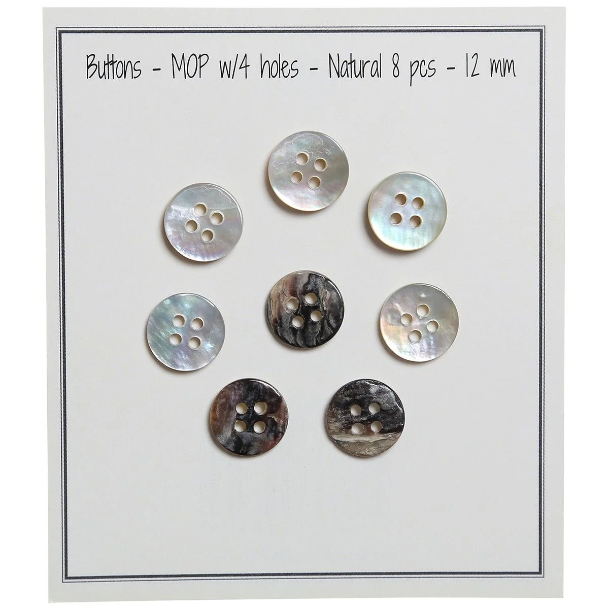 Buttons - Mother-of-pearl – Natural - Image 5