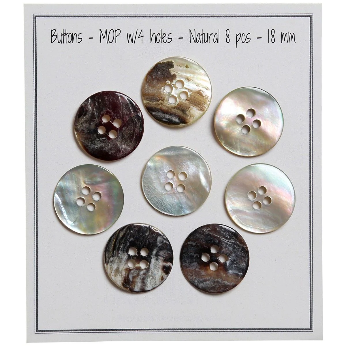 Buttons - Mother-of-pearl – Natural - Image 6