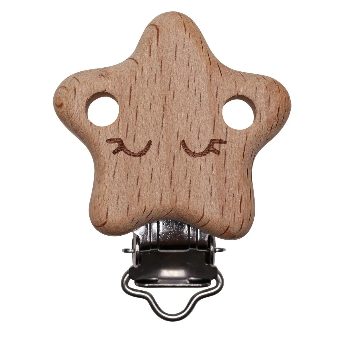 Suspender Clip w/holes – Star