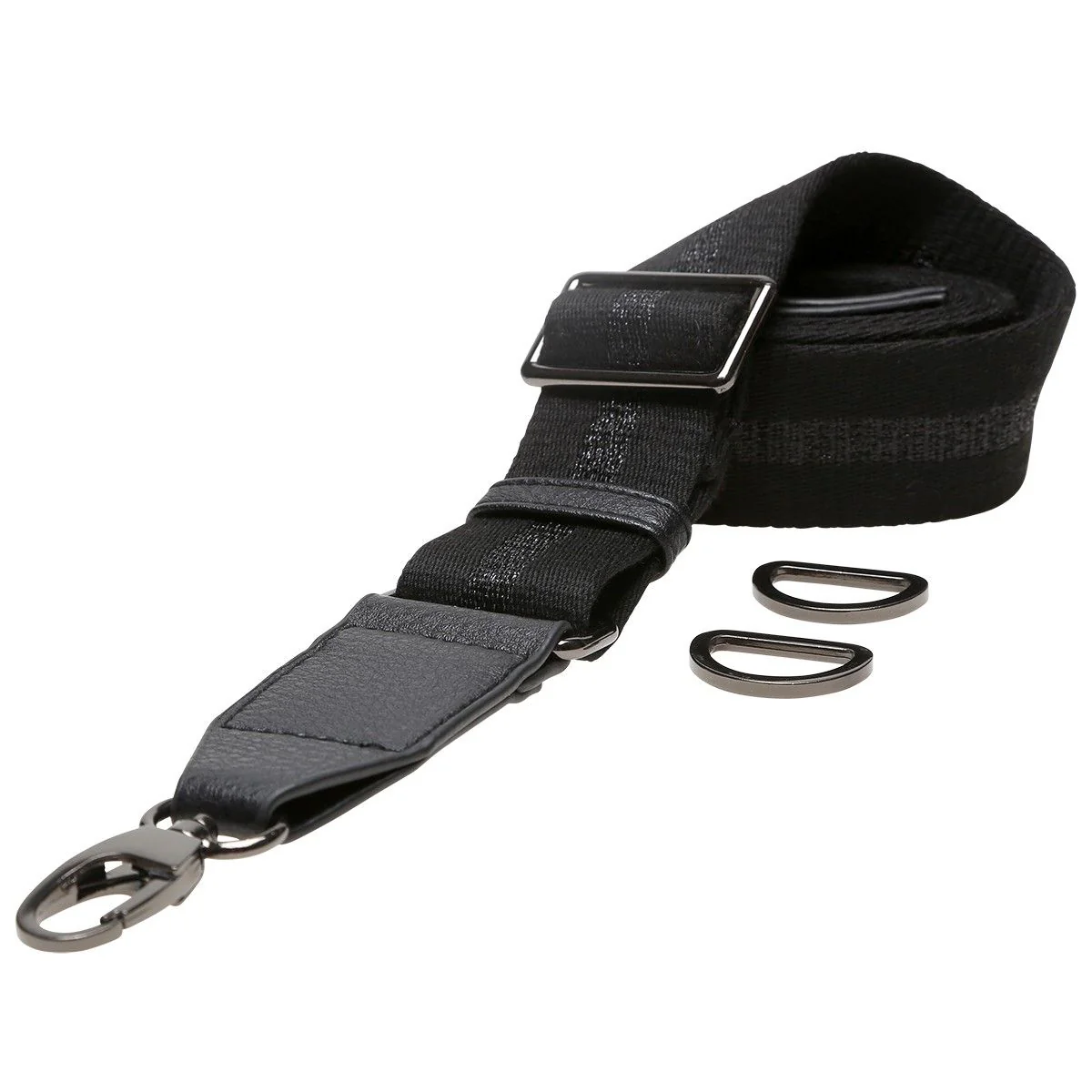 Shoulder Straps for Bags in Cotton - Adjustable 80-125 cm (31.5-49.2 in) x 38 mm (1.5 in) - Image 2