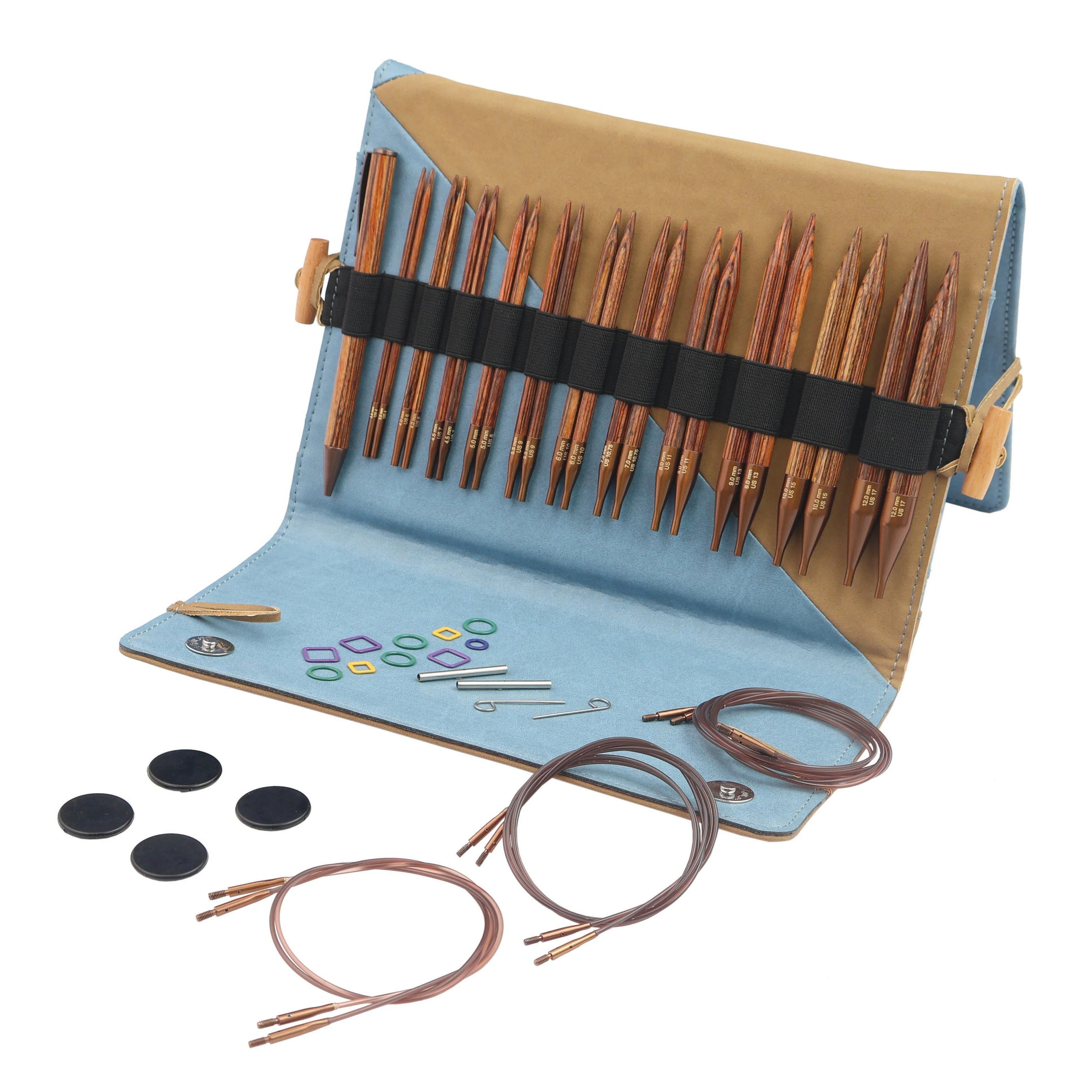 Ginger Regal – Interchangeable Circular Needle Set - Birch