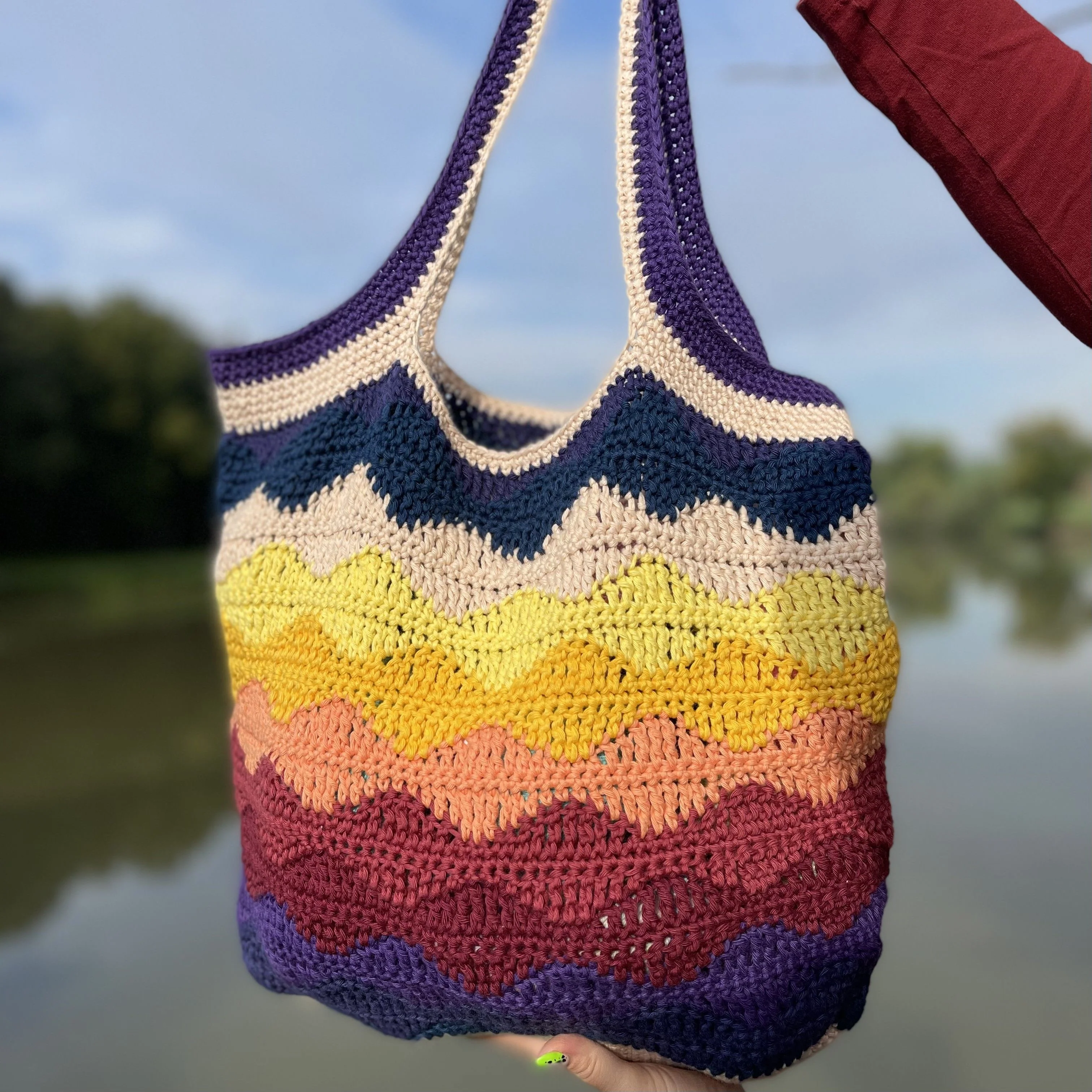 Waves of Nature - Tote Bag - Image 3
