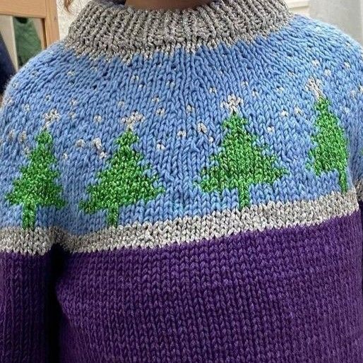 XmasTrees - Children’s Sweater - Image 2