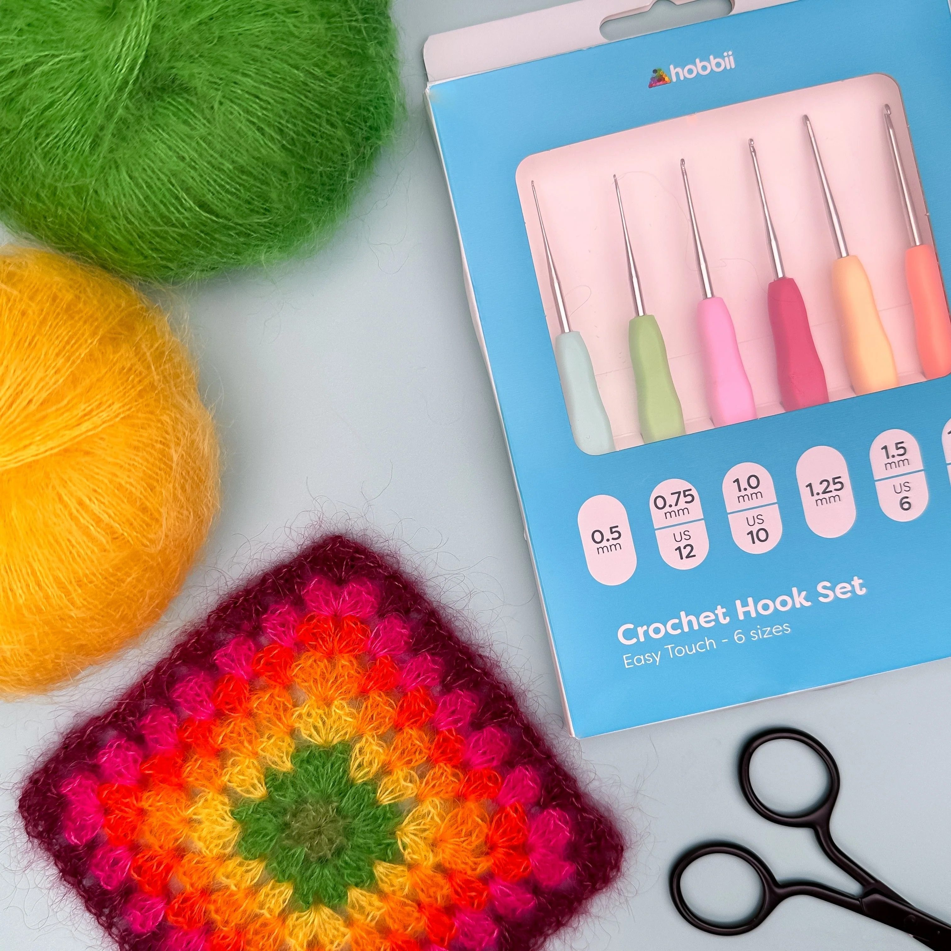 Easy Touch Crochet Hook Set - 6 sizes - Image 3