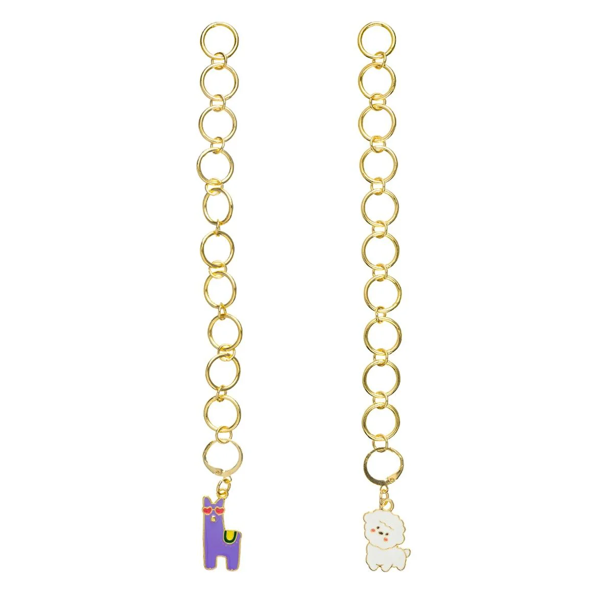 Row Counter Chain with Pendant - 10 rings