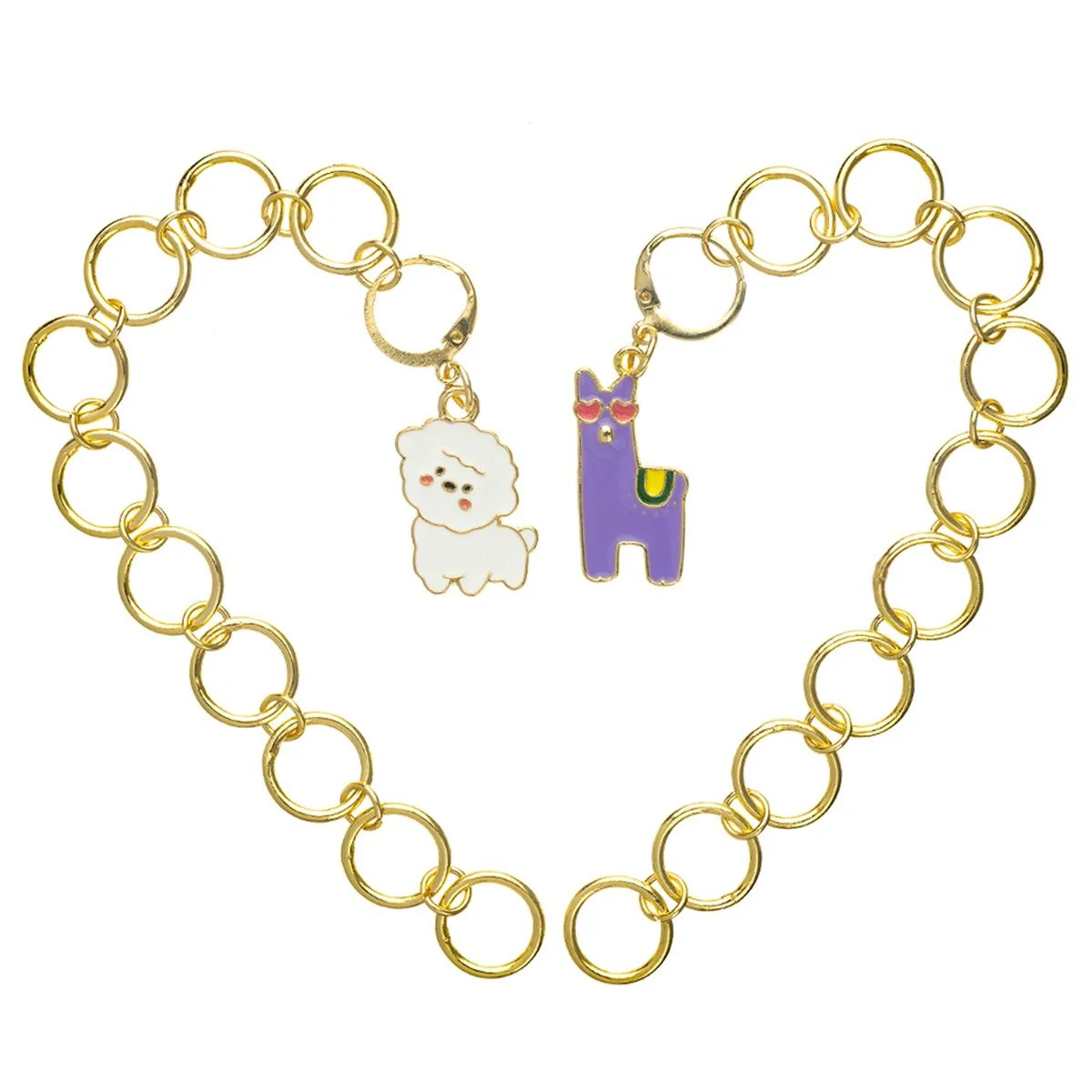 Row Counter Chain with Pendant - 10 rings - Image 2