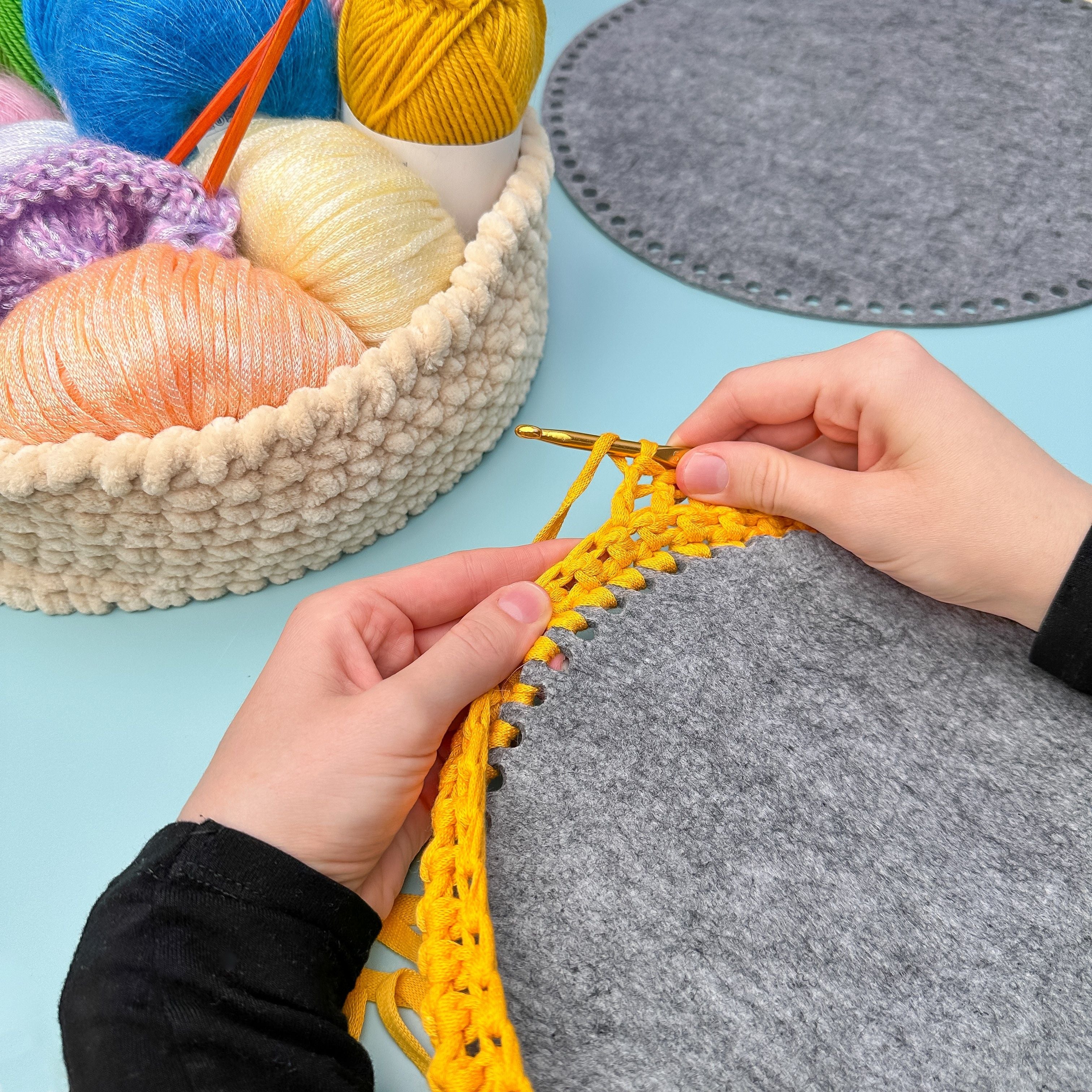 Felt Basket Bottom - Image 6
