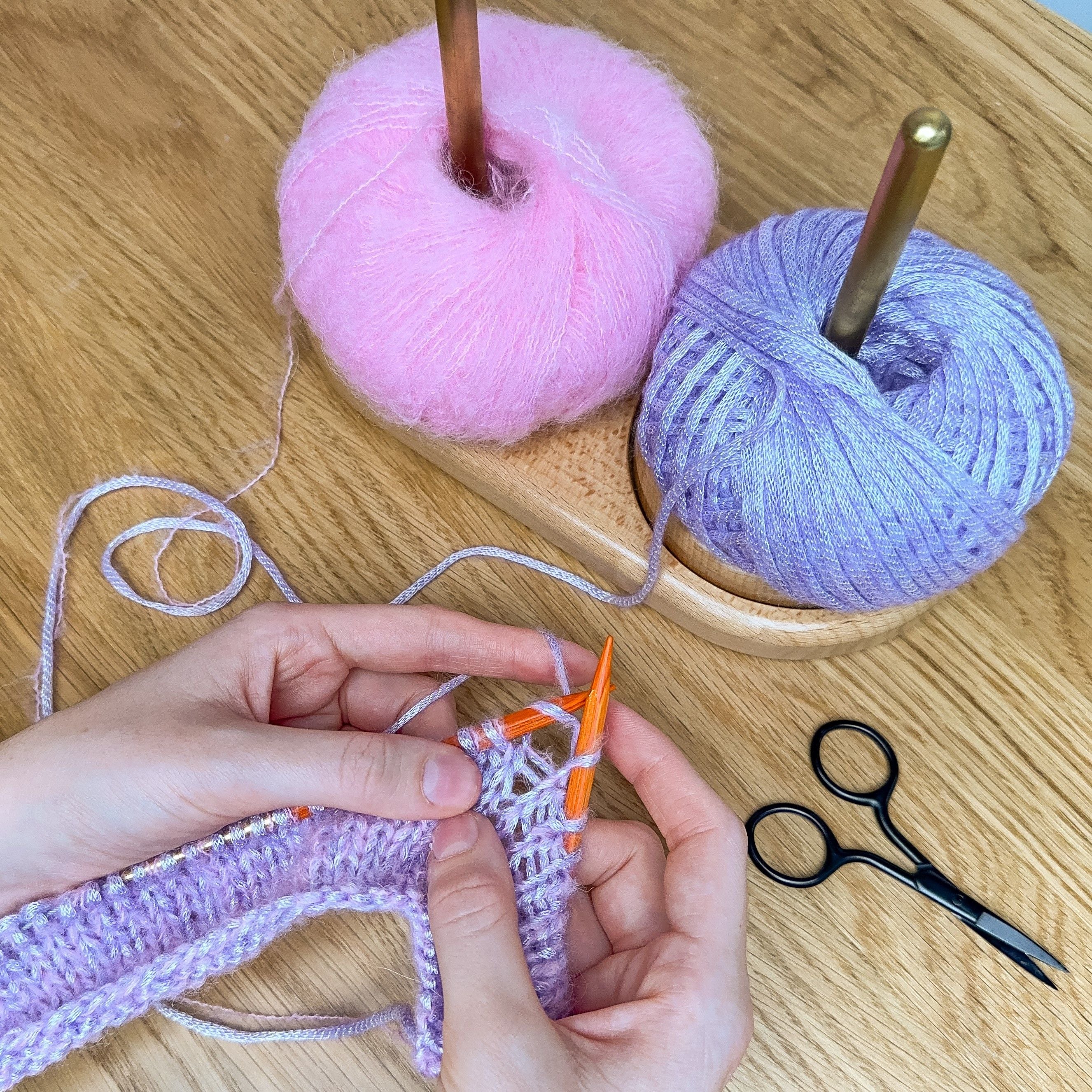 Duo Yarn Holder - Wooden - Image 7