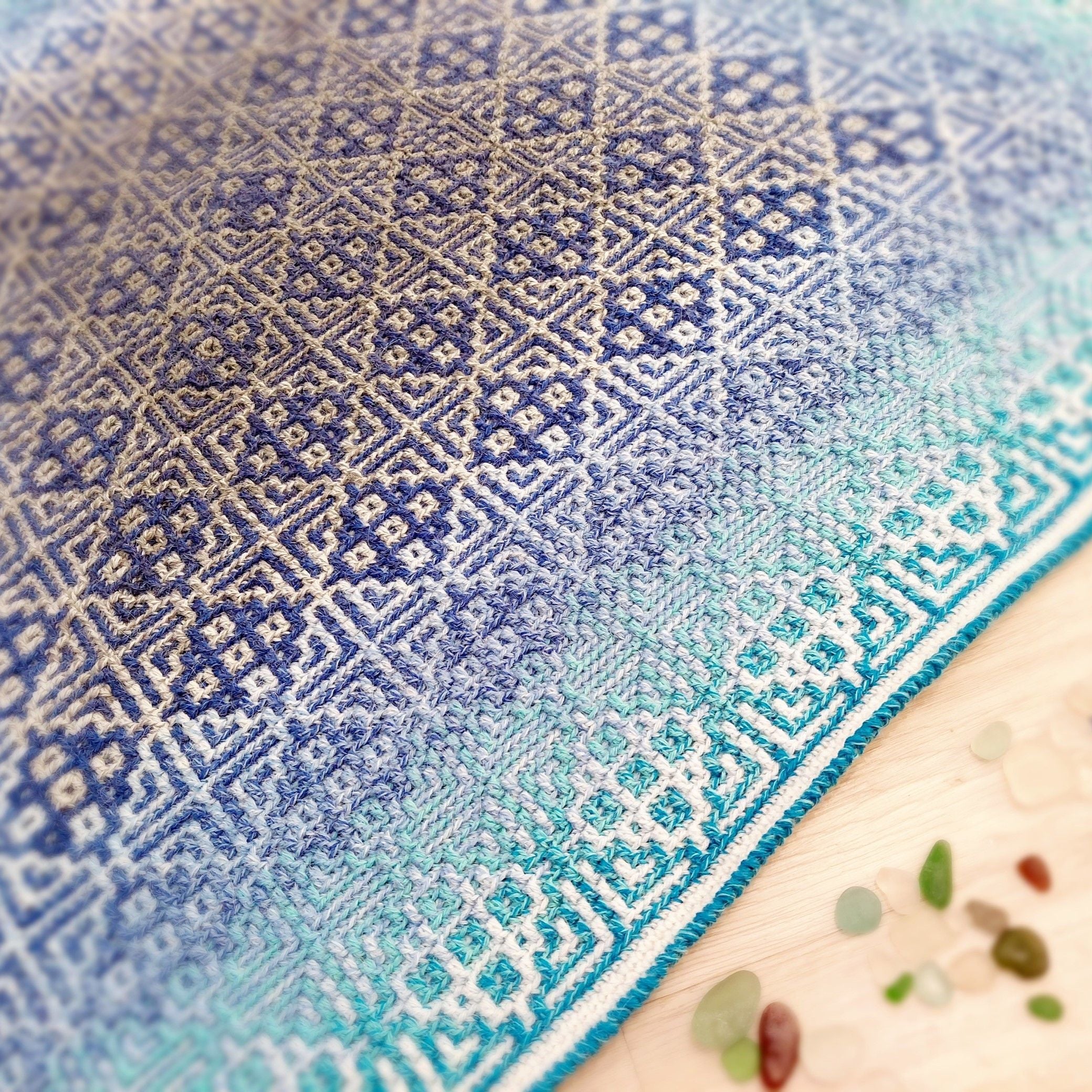 Sea Glass Mosaic - Blanket - Image 9