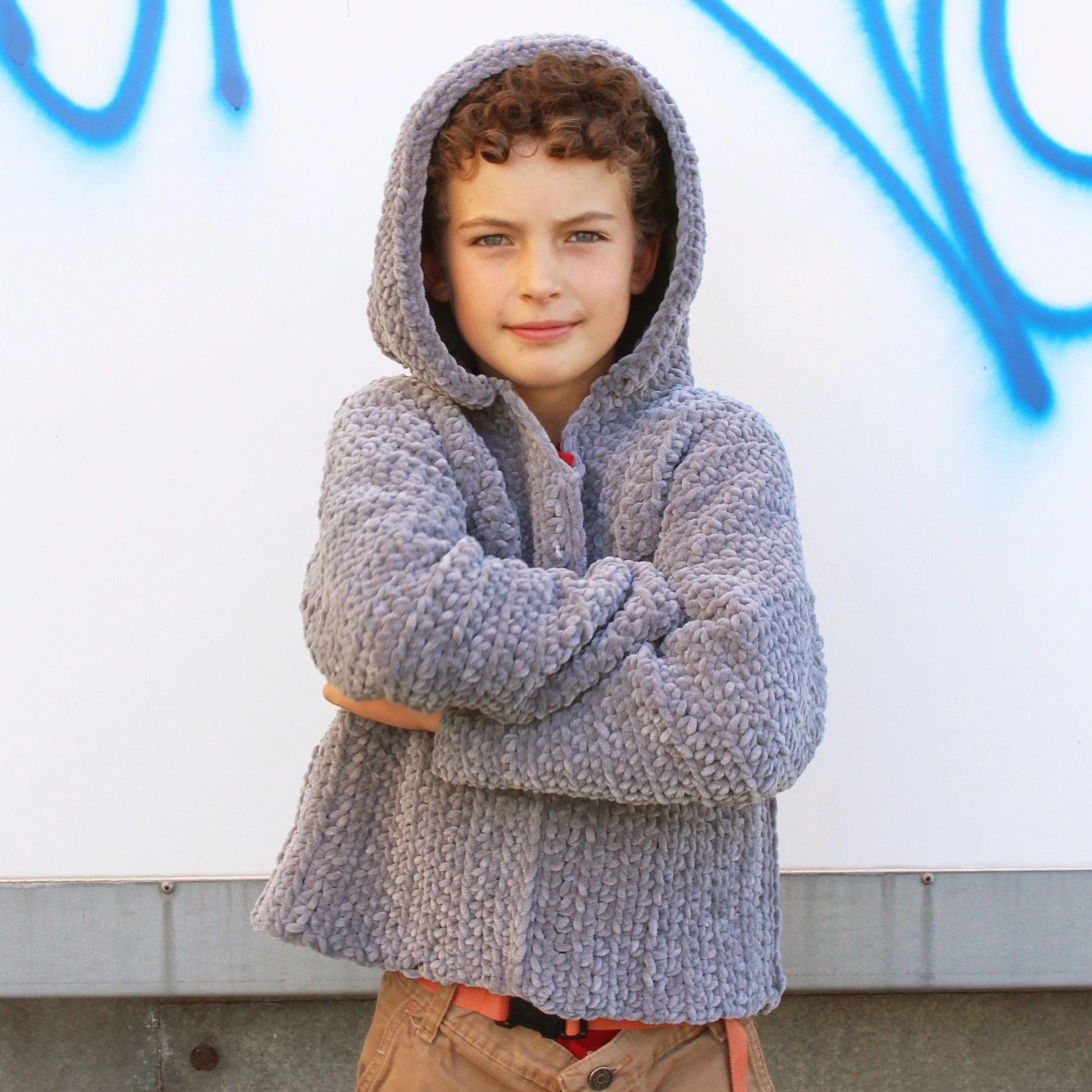 Njal - Hooded Children’s Sweater - Image 2