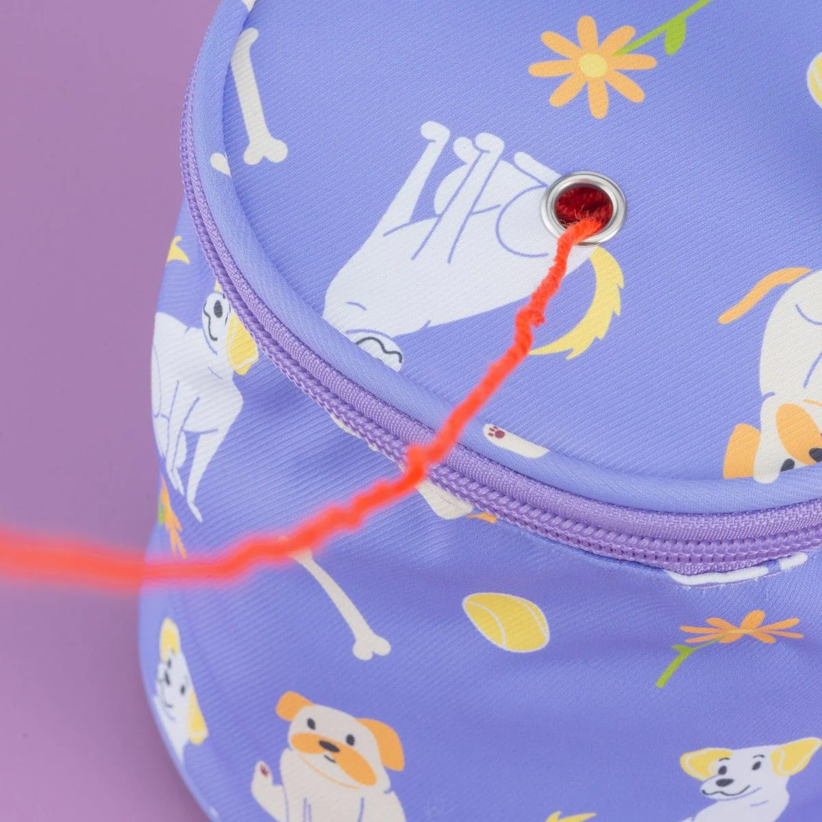 Yarn Holder Bag w. Print - Image 2