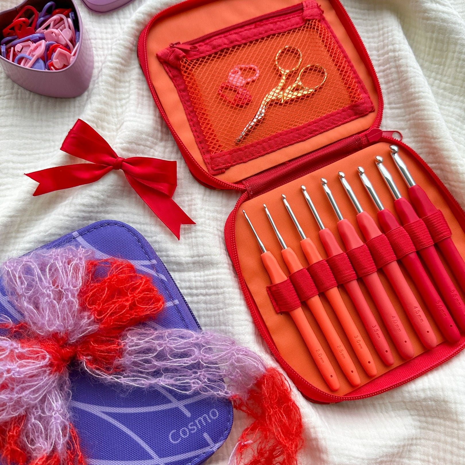 Easy Touch Crochet Hook Set - Berry - 9 sizes - Image 10