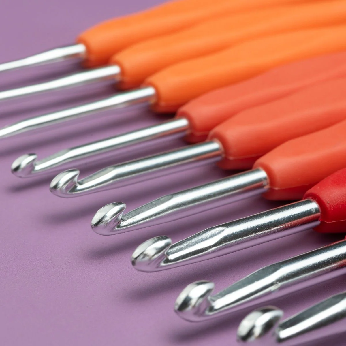 Easy Touch Crochet Hook Set - Berry - 9 sizes - Image 4