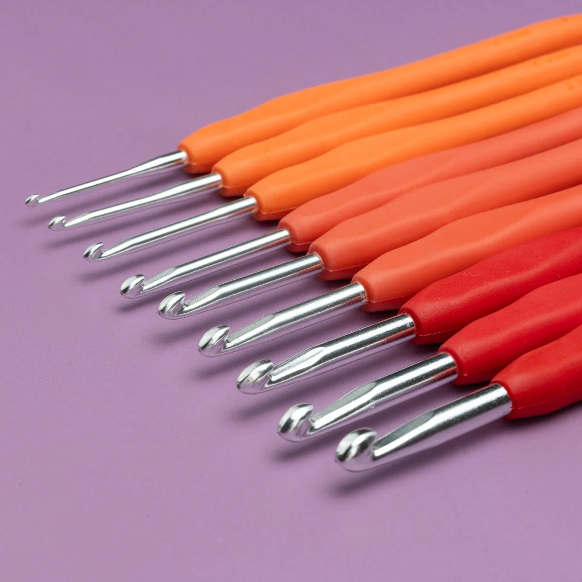Easy Touch Crochet Hook Set - Berry - 9 sizes - Image 7