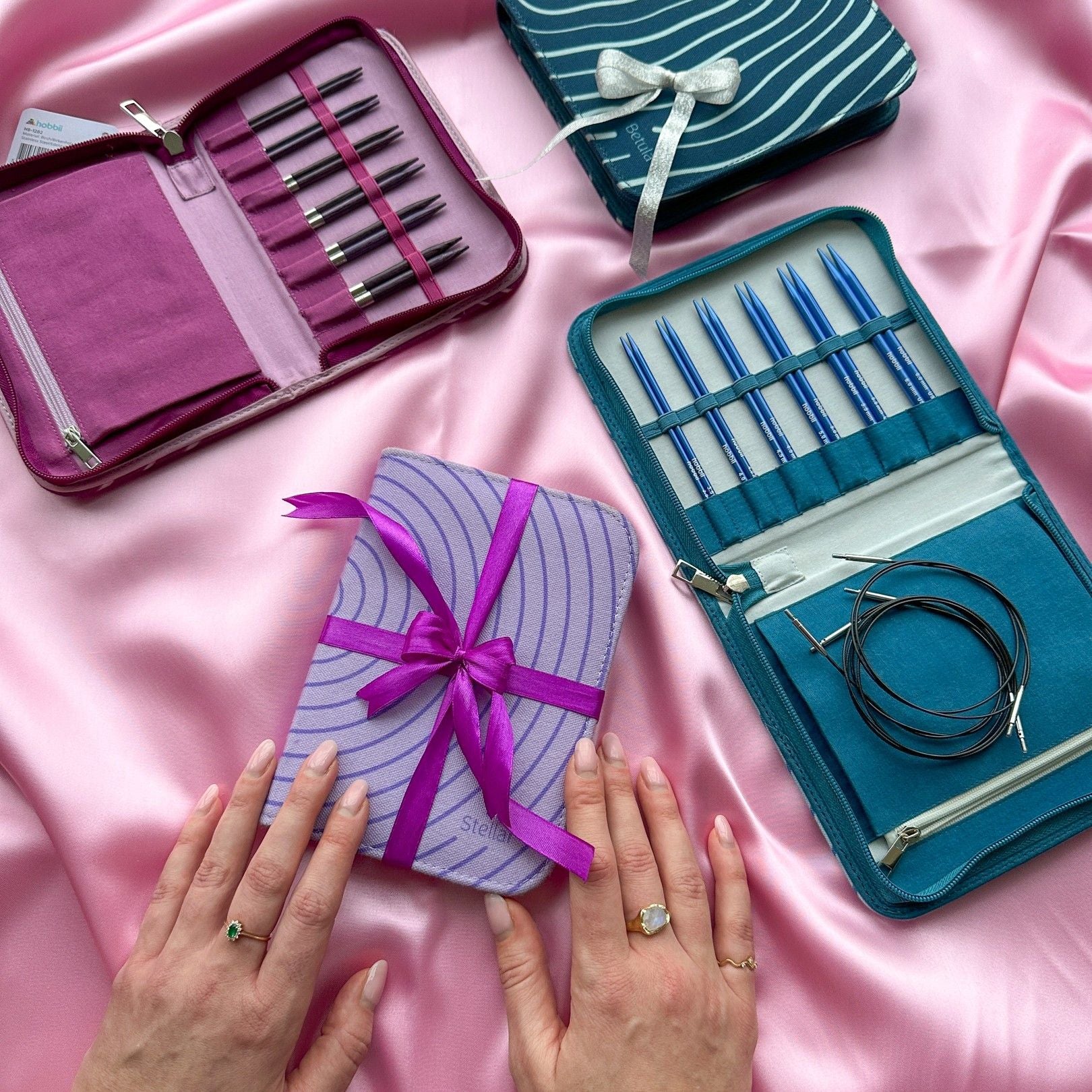 Stellar Interchangeable Circular Needle Set Essential - Sapphire - Image 11