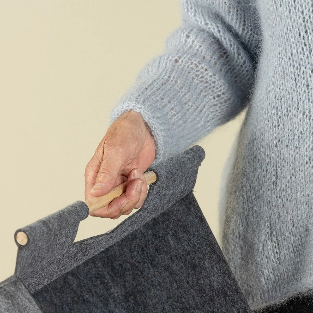 Large Felt Basket - Image 4