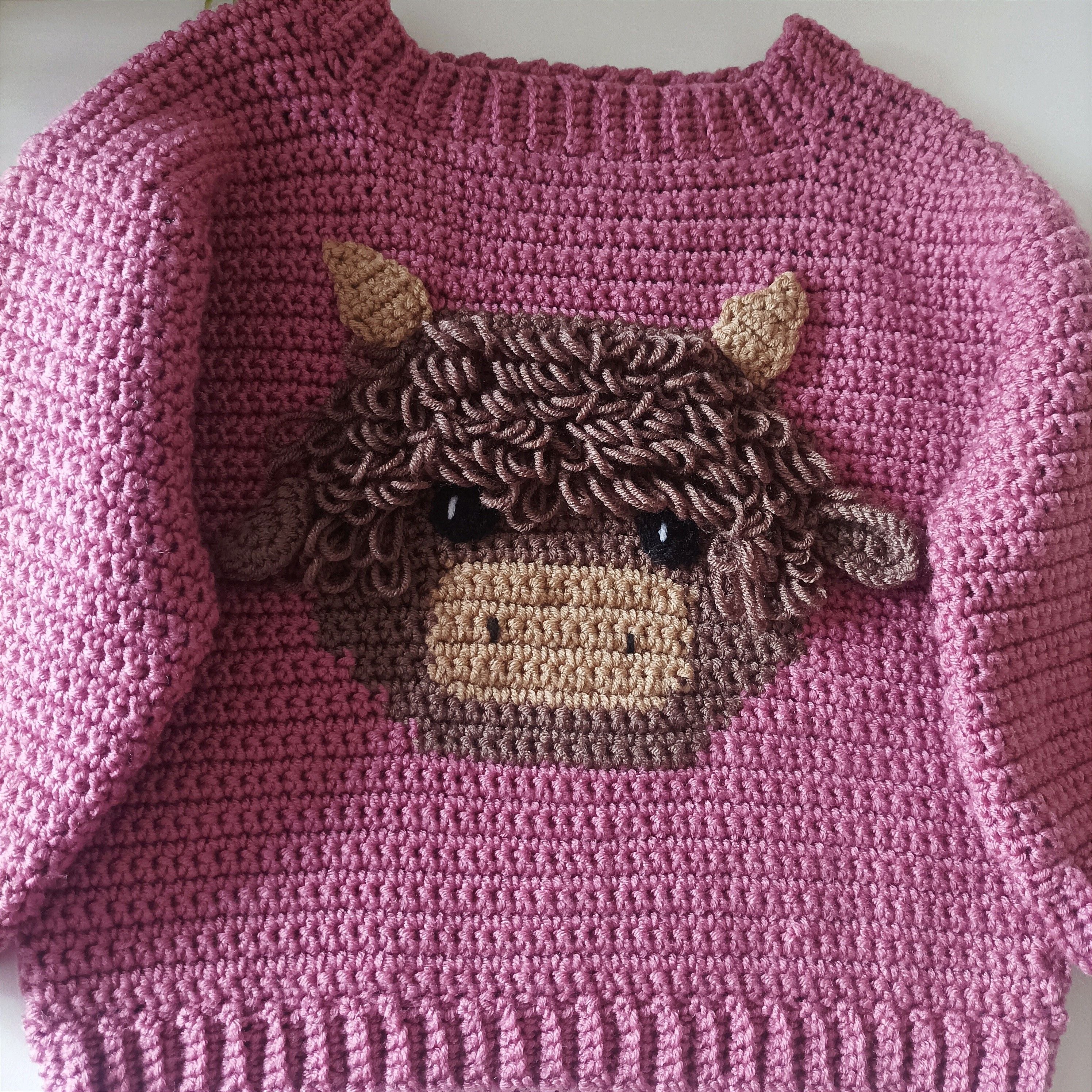 Highland Cow - Children’s Jumper - Image 3