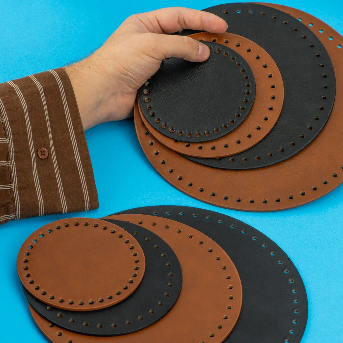Bag bottom / Basket bottom - Round - 20 cm (7,9 in) - Image 4