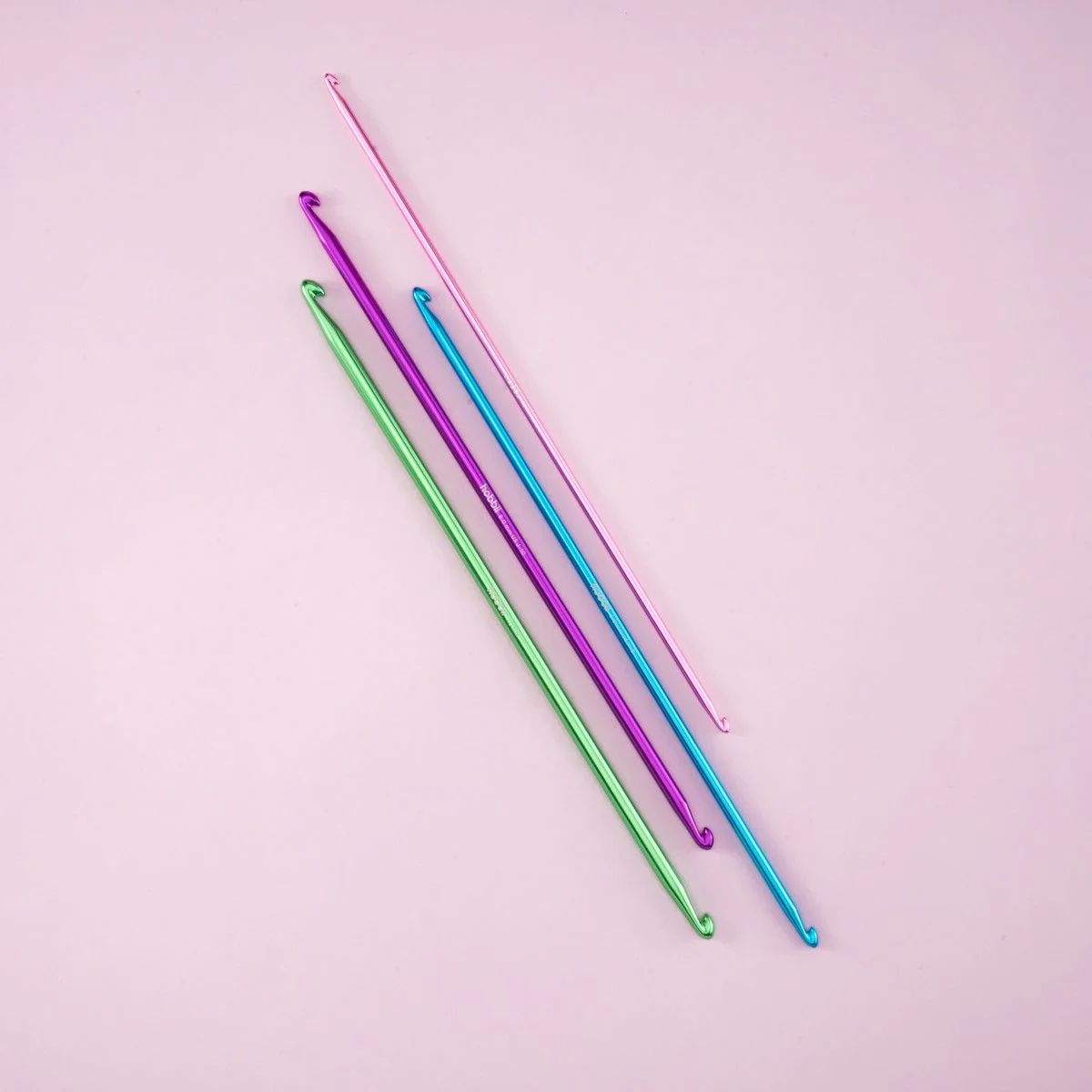 Alu Double Ended Tunisian Crochet Hook Set - 28 cm - Image 2
