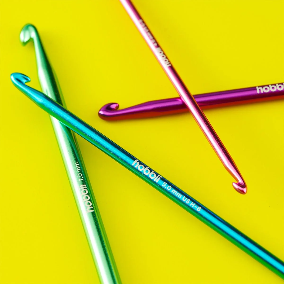 Alu Double Ended Tunisian Crochet Hook - 28 cm (11 in) - Image 3