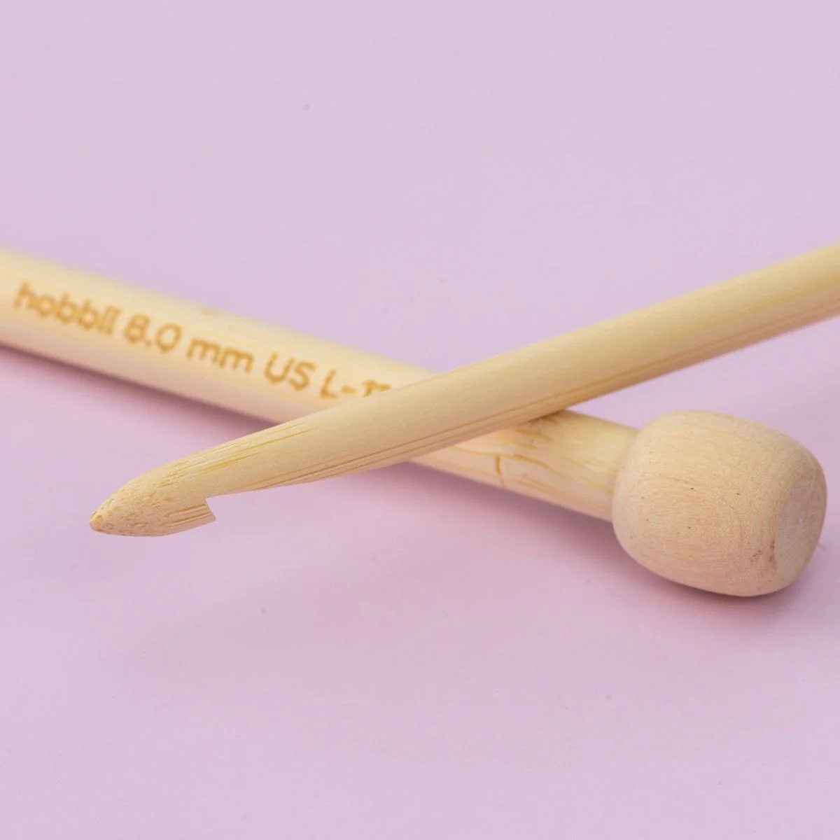 Bamboo Tunisian Crochet Hook Set - 25 cm (9.8 in) - Image 3
