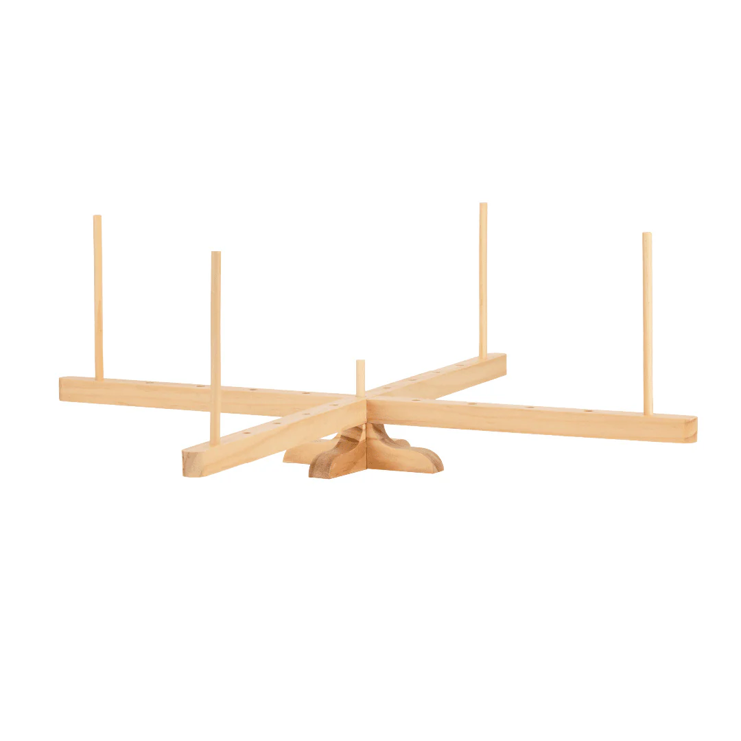 Wooden Yarn Swifter w. base