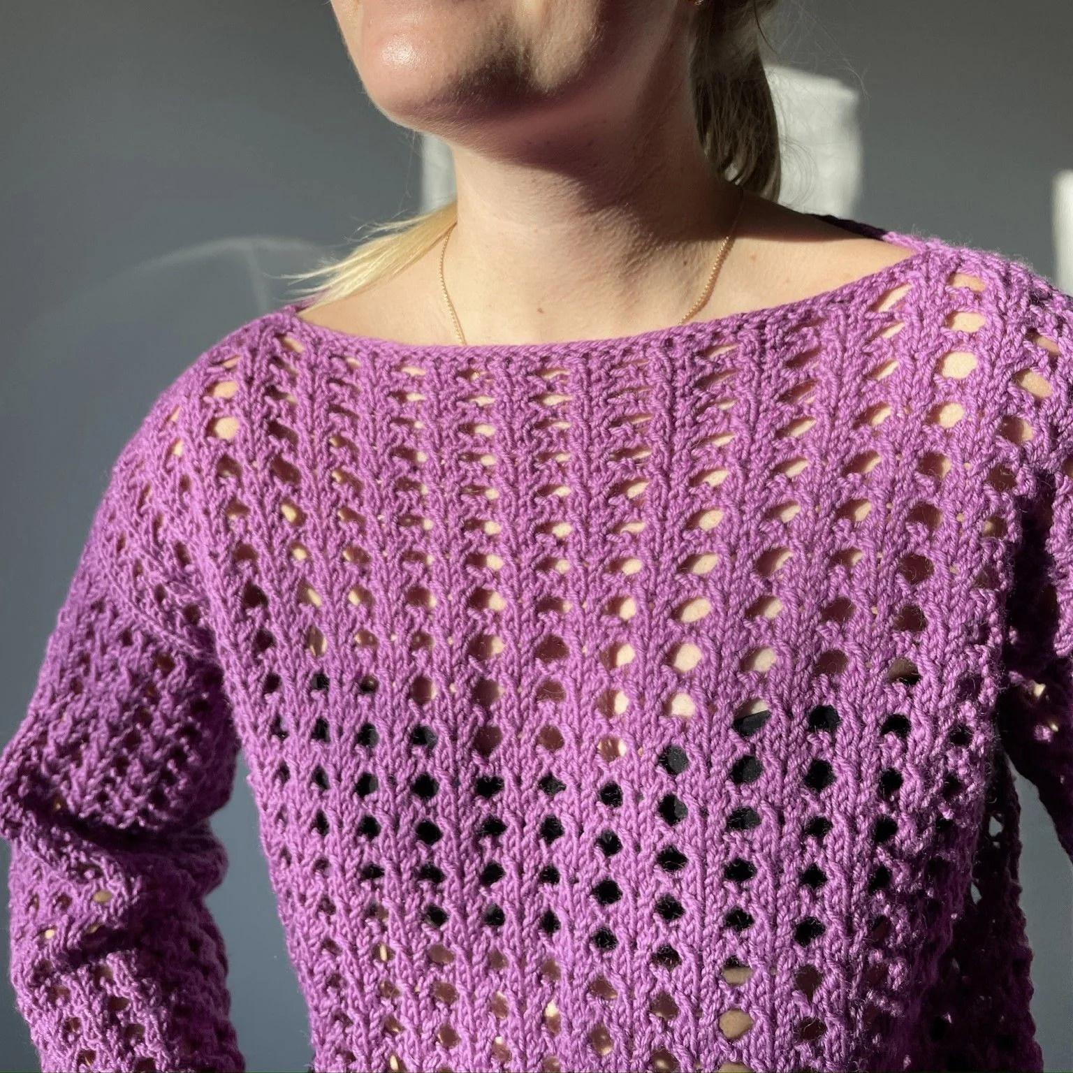Easy Hole Structure Blouse - Image 3