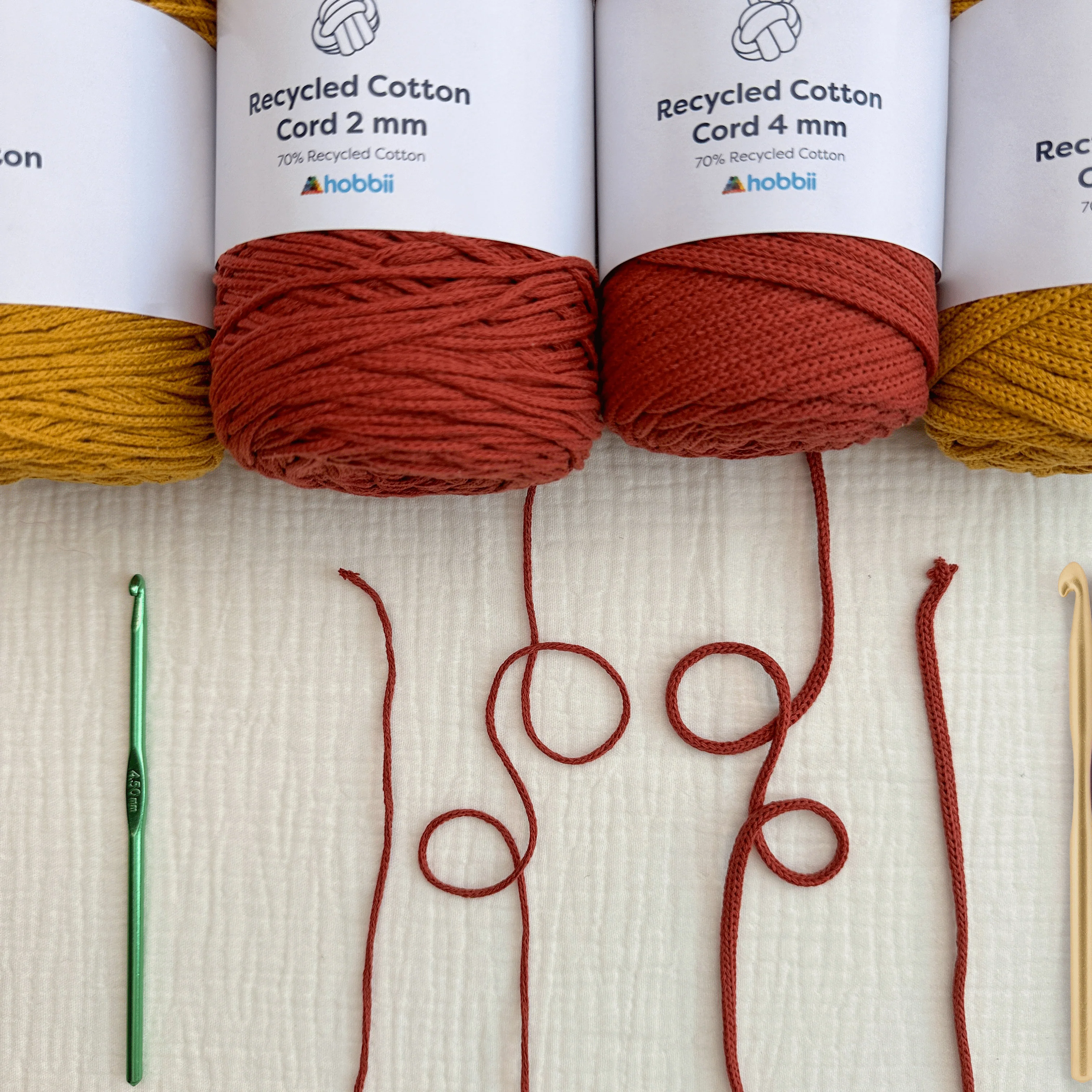 Recycled Cotton Cord (2 mm - 0.7 in) - Image 4