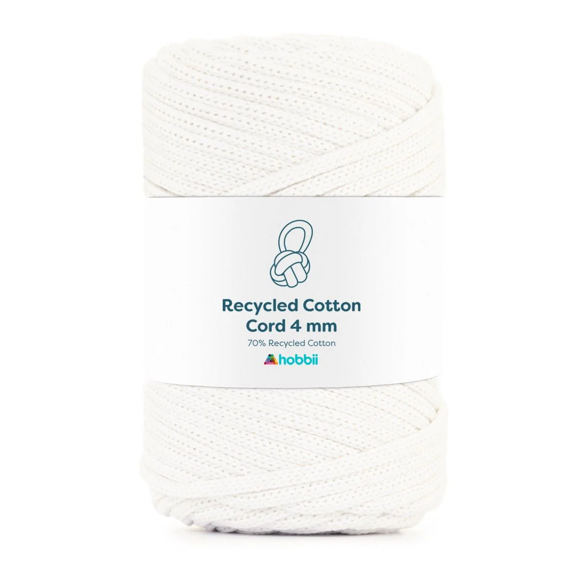 Recycled Cotton Cord (4 mm - 0.15 in) - Image 5