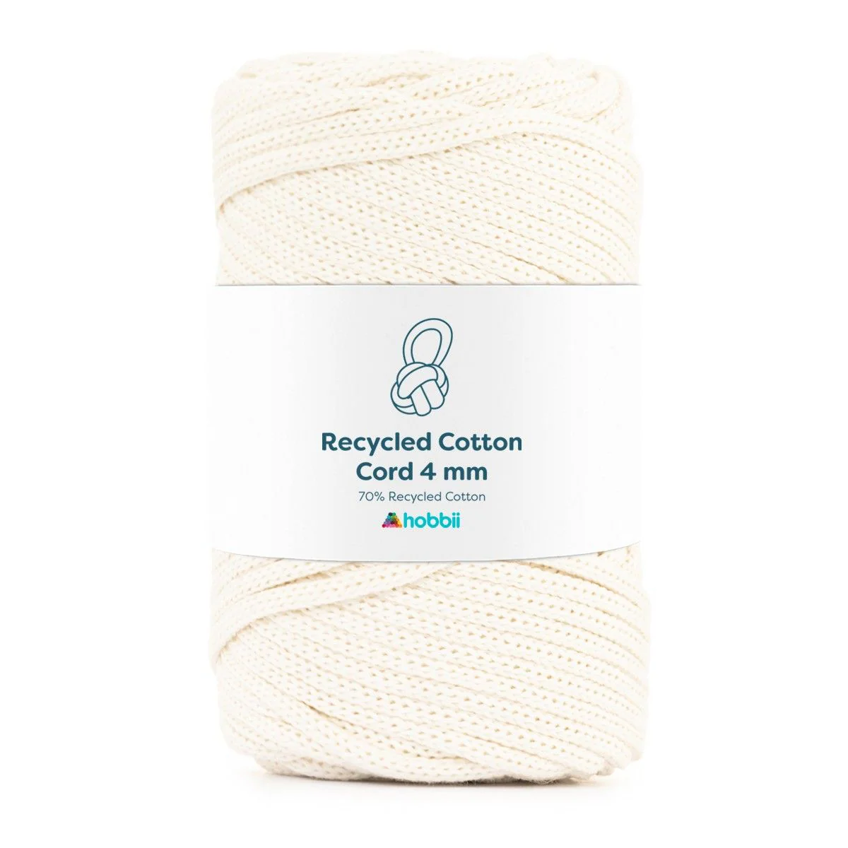 Recycled Cotton Cord (4 mm - 0.15 in) - Image 6