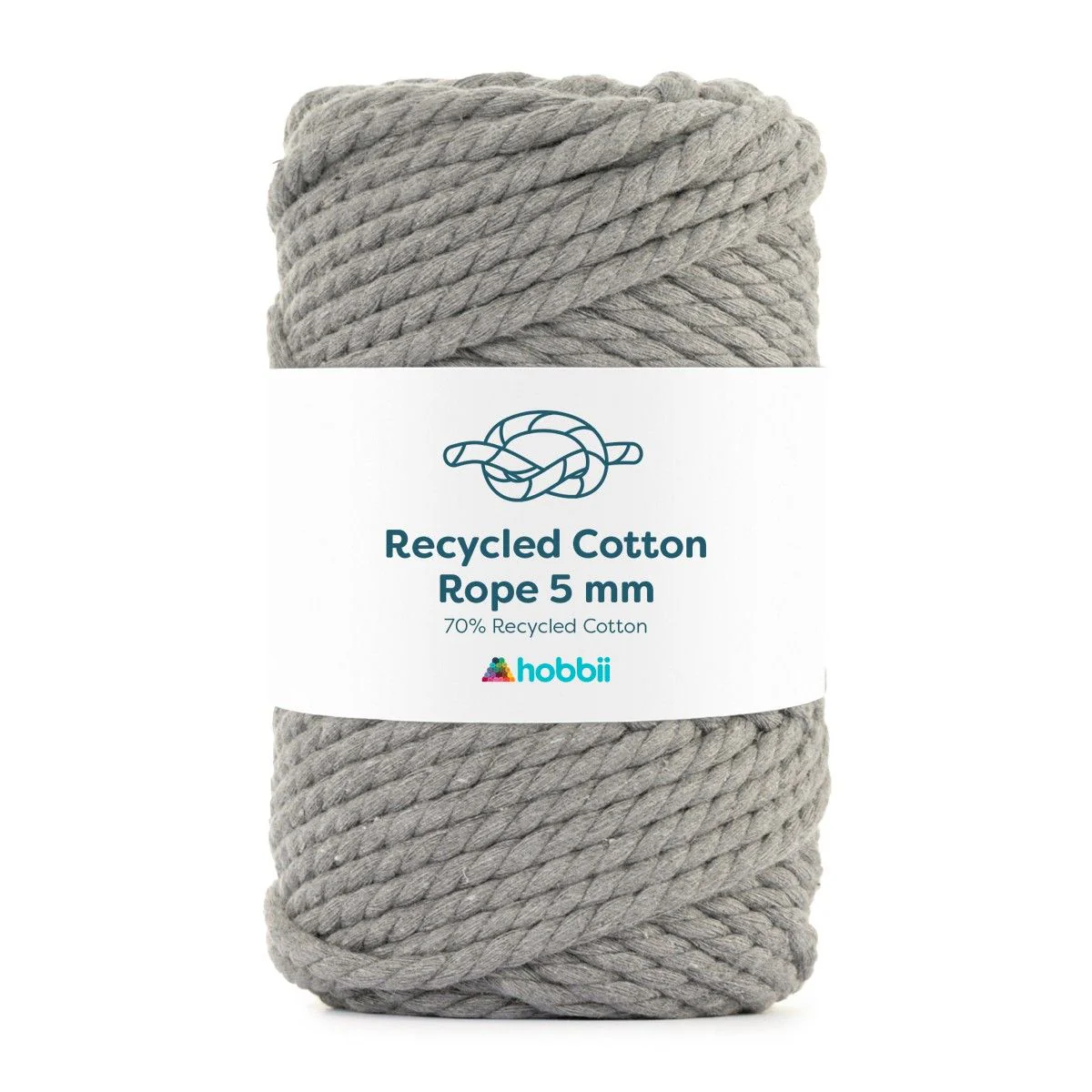 Recycled Cotton Rope (5 mm - 0.19 in) - Image 12