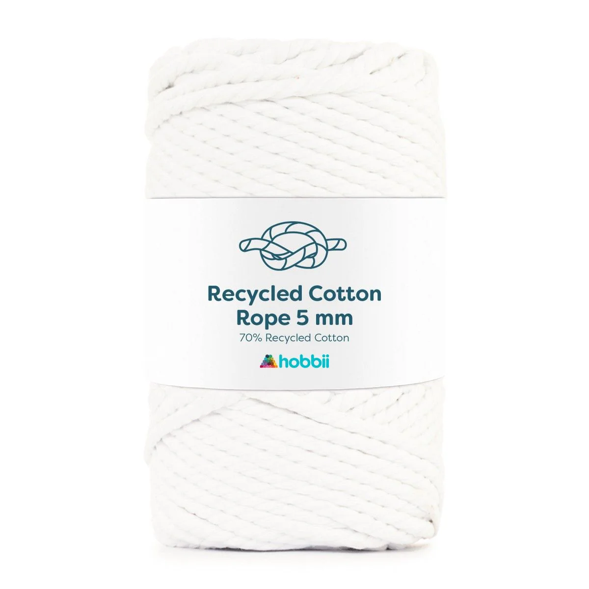 Recycled Cotton Rope (5 mm - 0.19 in) - Image 7