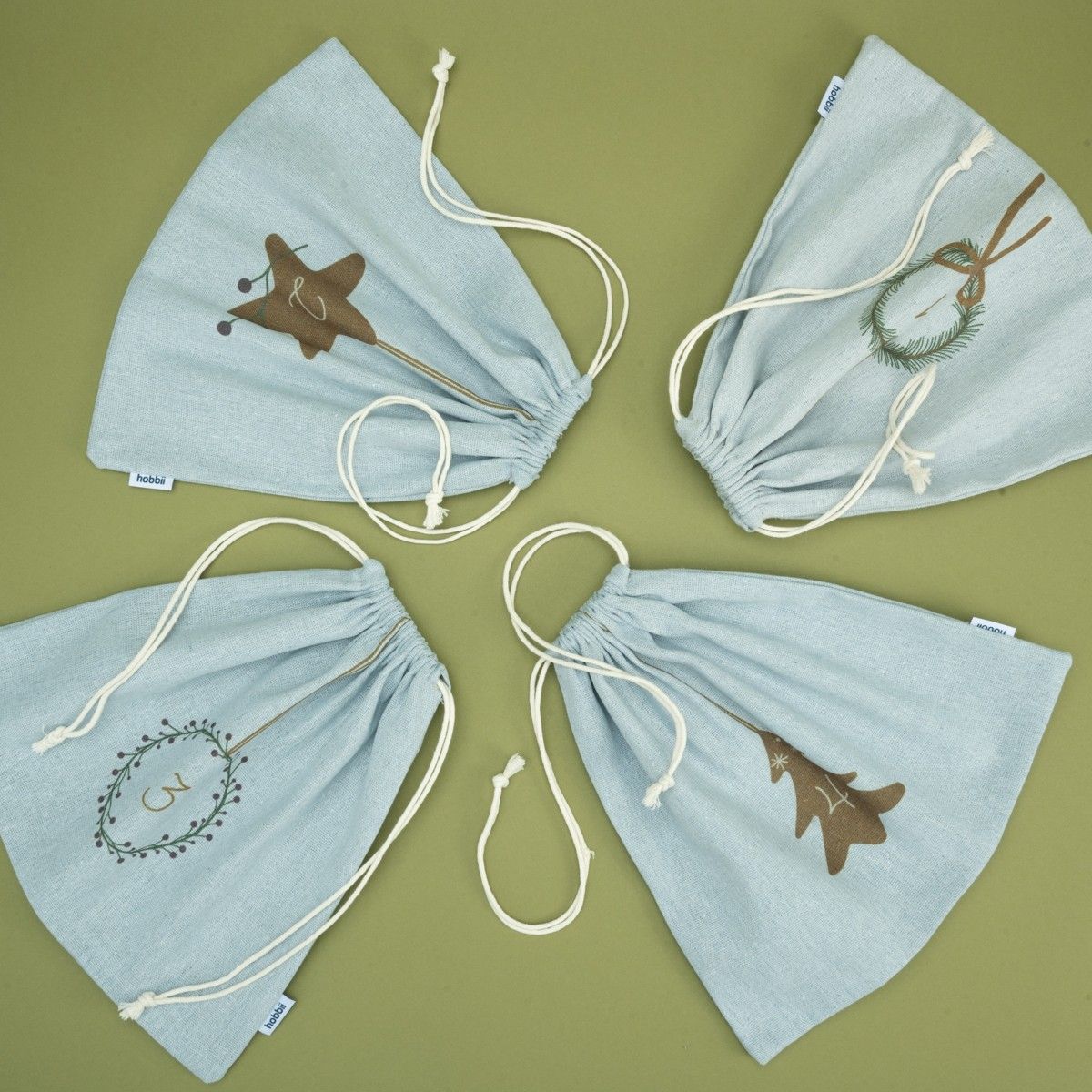 Advent bags - Set of 4 - Image 3
