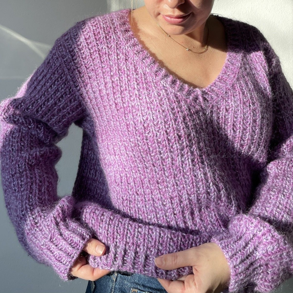 Easy Evening Sweater - V-neck edition - Image 2