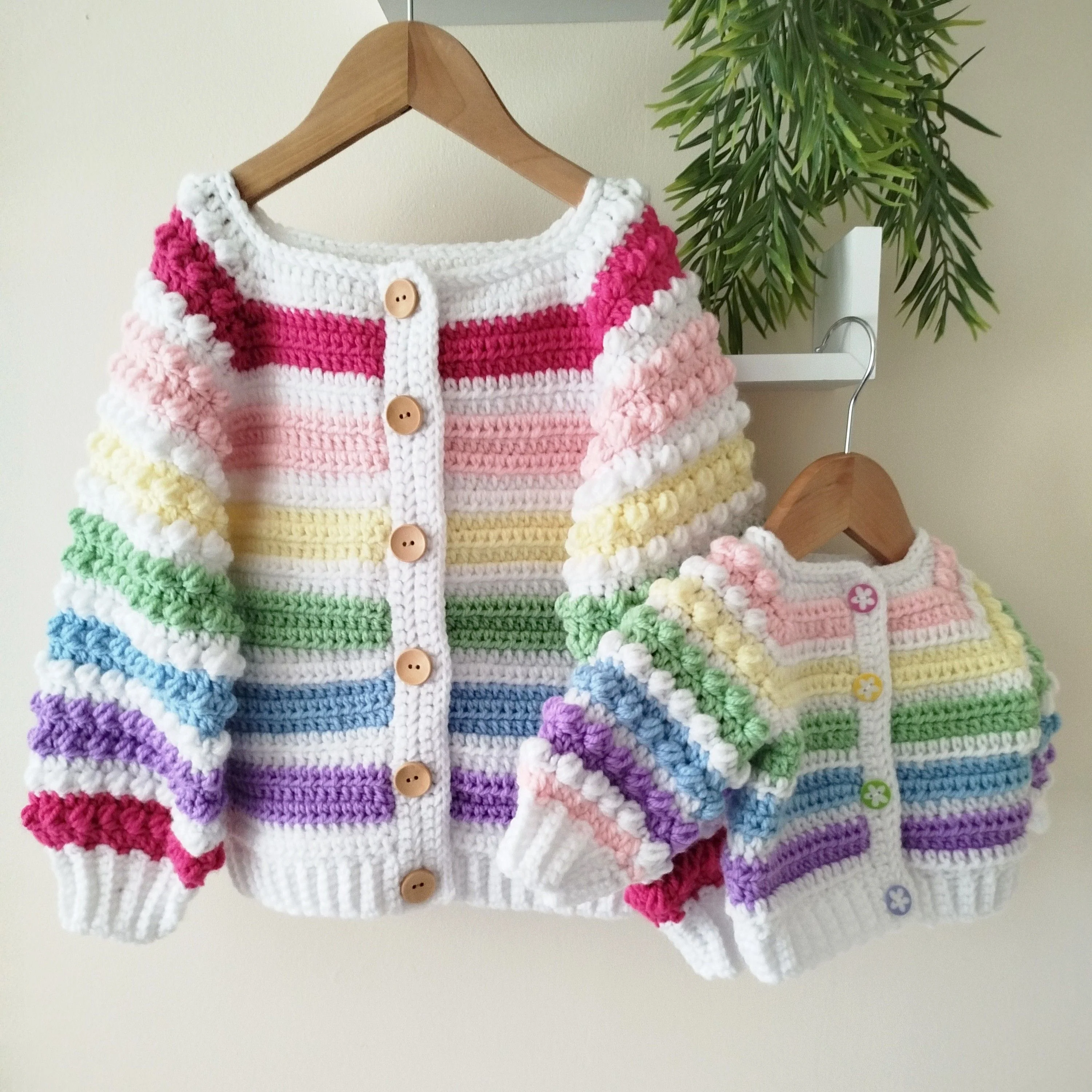 Spring Berry - Children’s Cardigan - Image 2